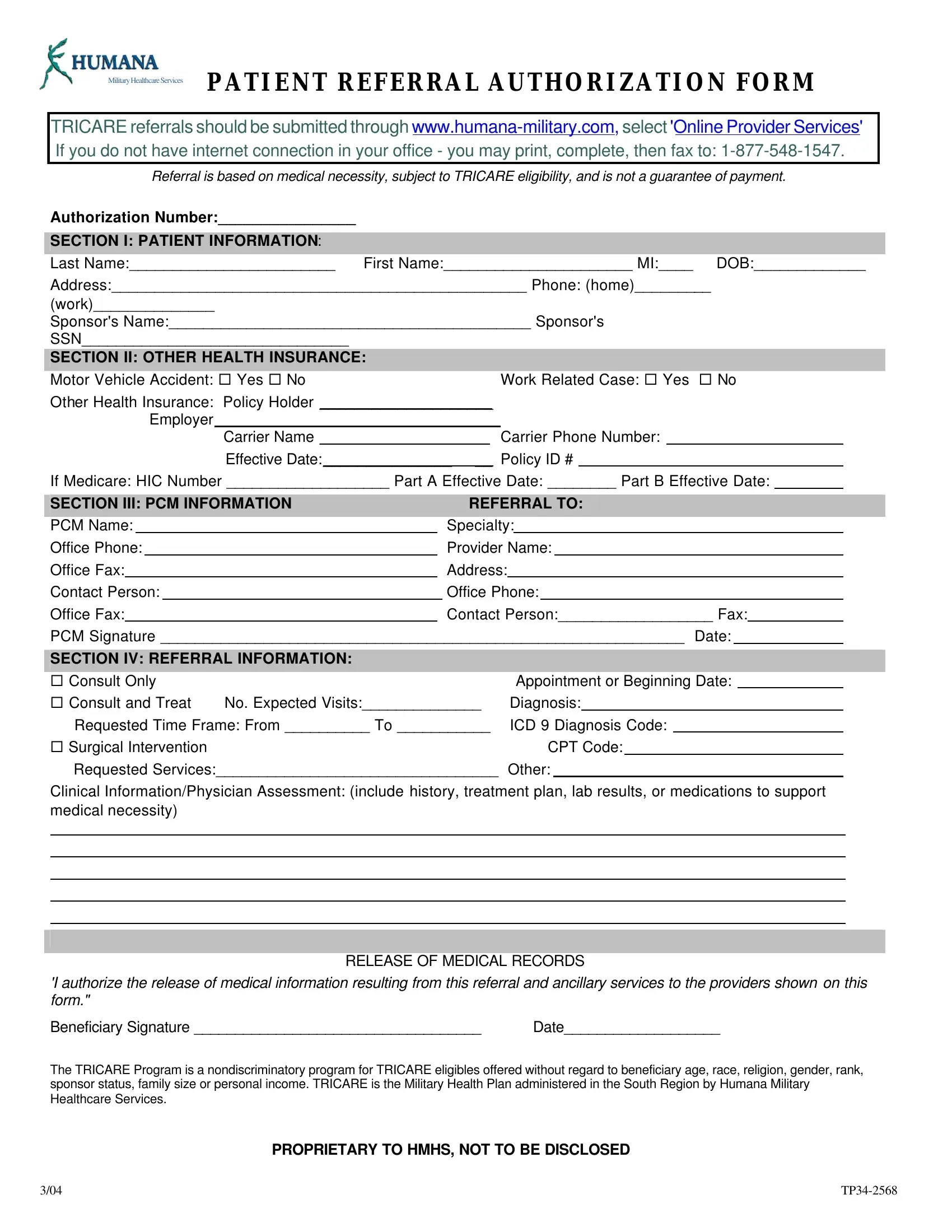 Humana Medicaid Family Referral PDF Form FormsPal