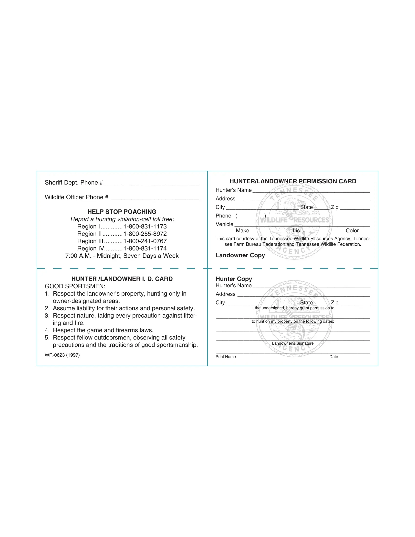 Hunter Permission Form Fill Out Printable PDF Forms Online Hunter Permission Form Fill Out Printable PDF Forms Online