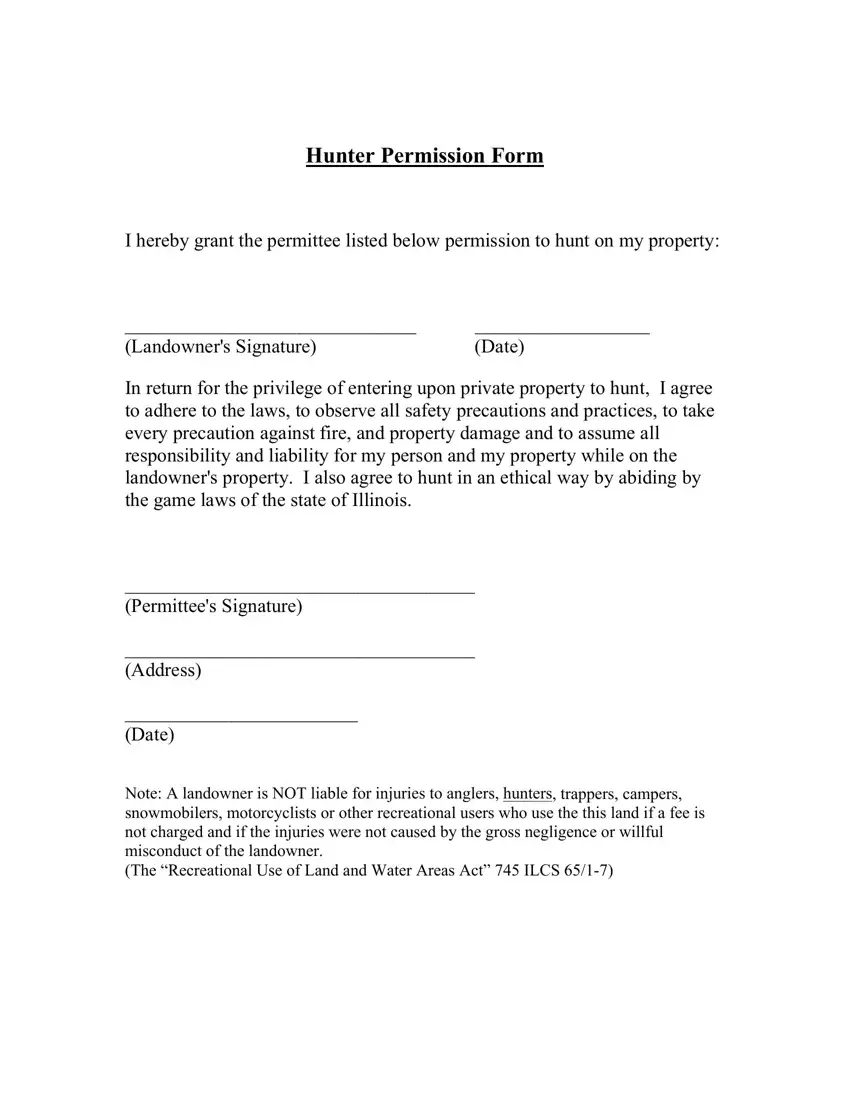 Hunting Permission Form Fill Out Printable PDF Forms Online Hunting Permission Form Fill Out Printable PDF Forms Online