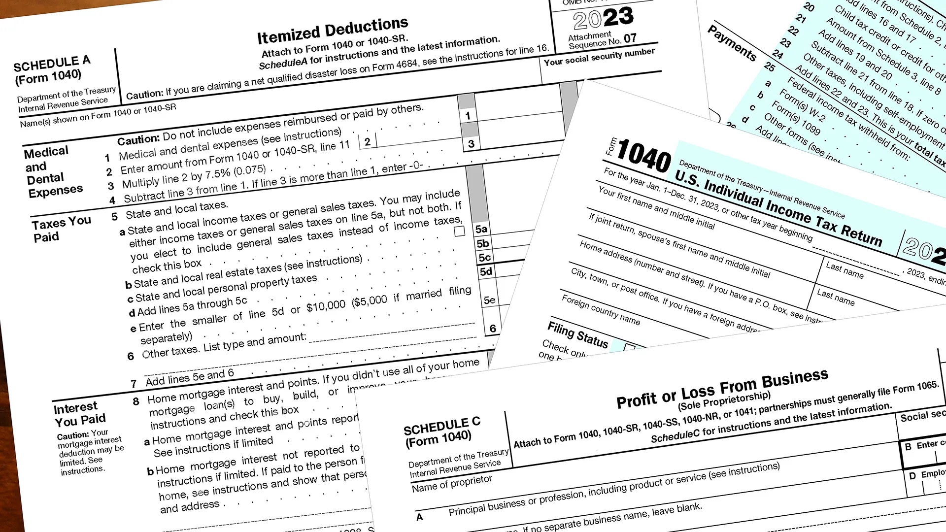 Income Tax Schedules Explained Guide To Filling Out Form 1040 Britannica Money