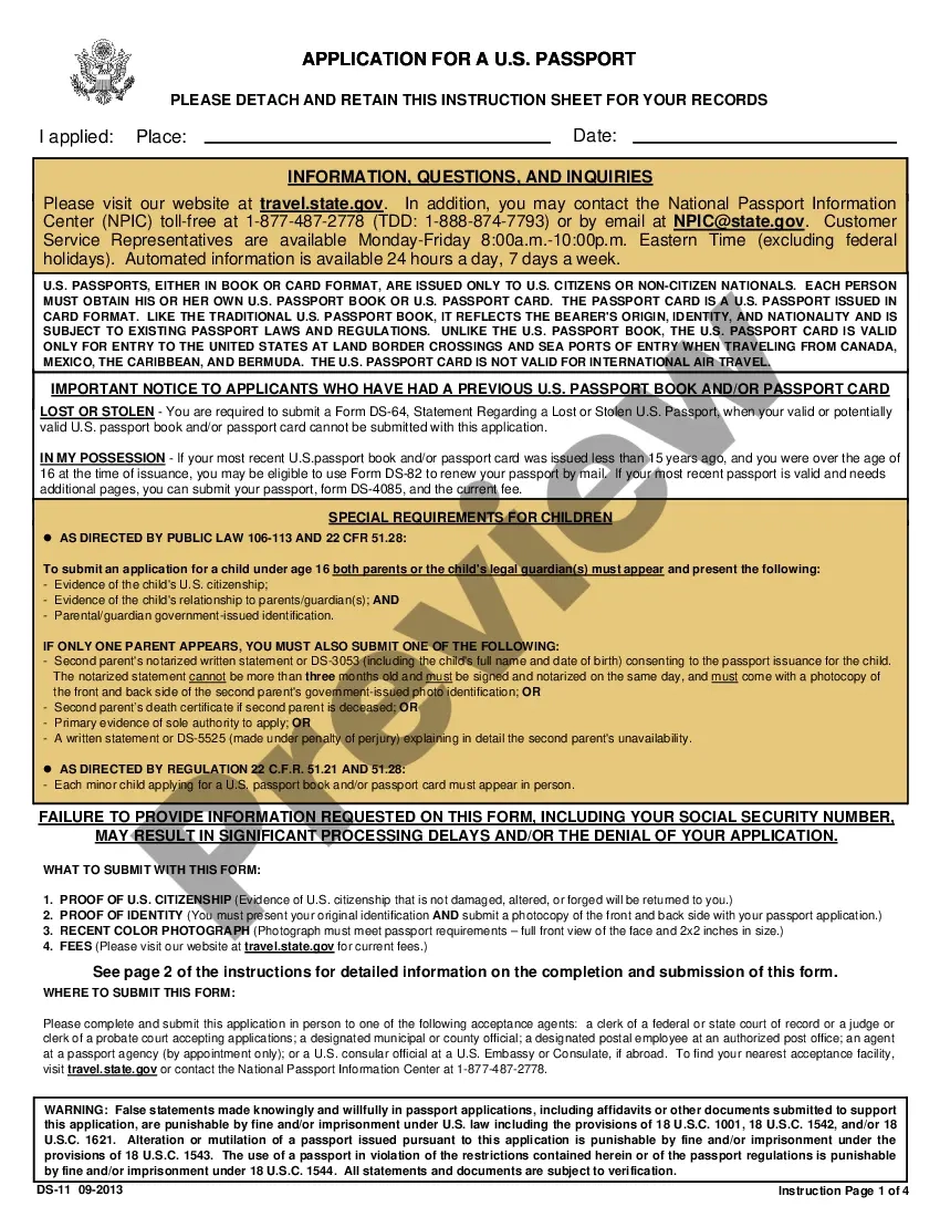 Ds-11 Printable Form