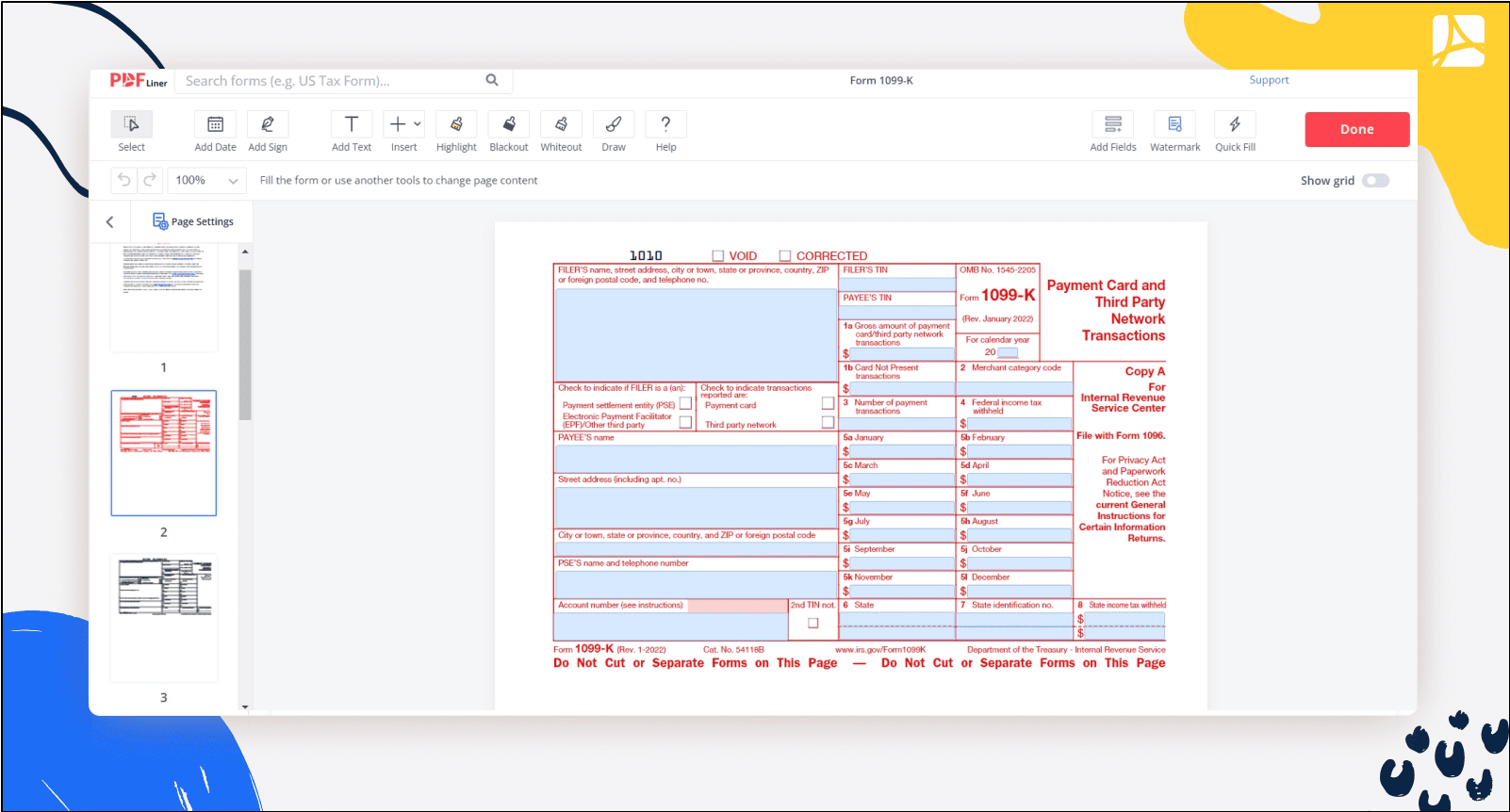 Mn 1099 Form Printable