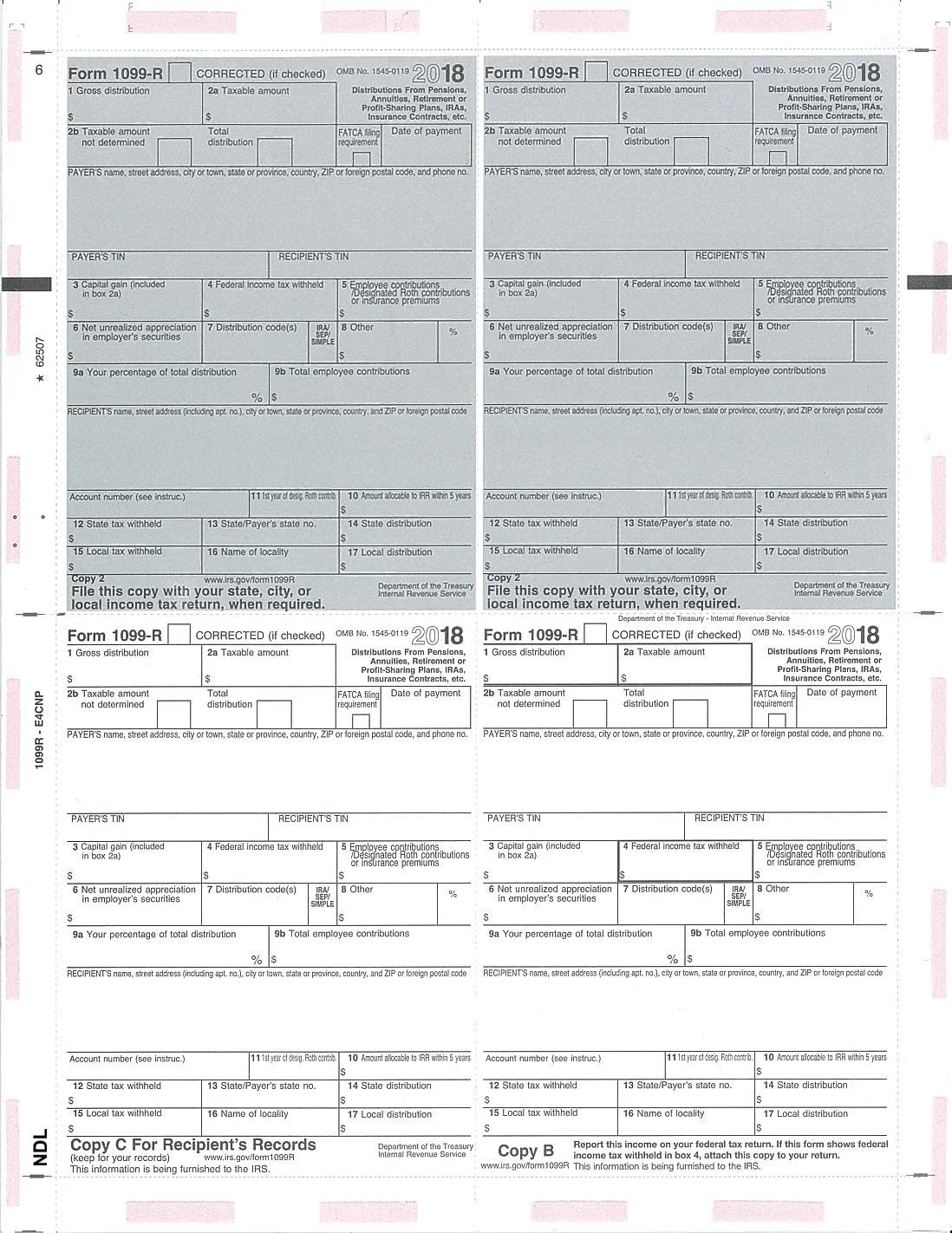 Printable 1099 Form Irs