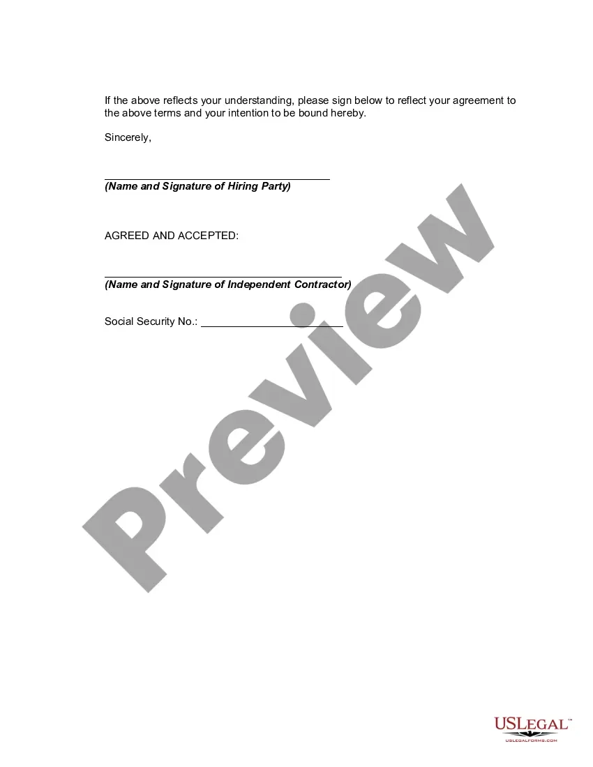 Letter Self Employed Form 1099 US Legal Forms