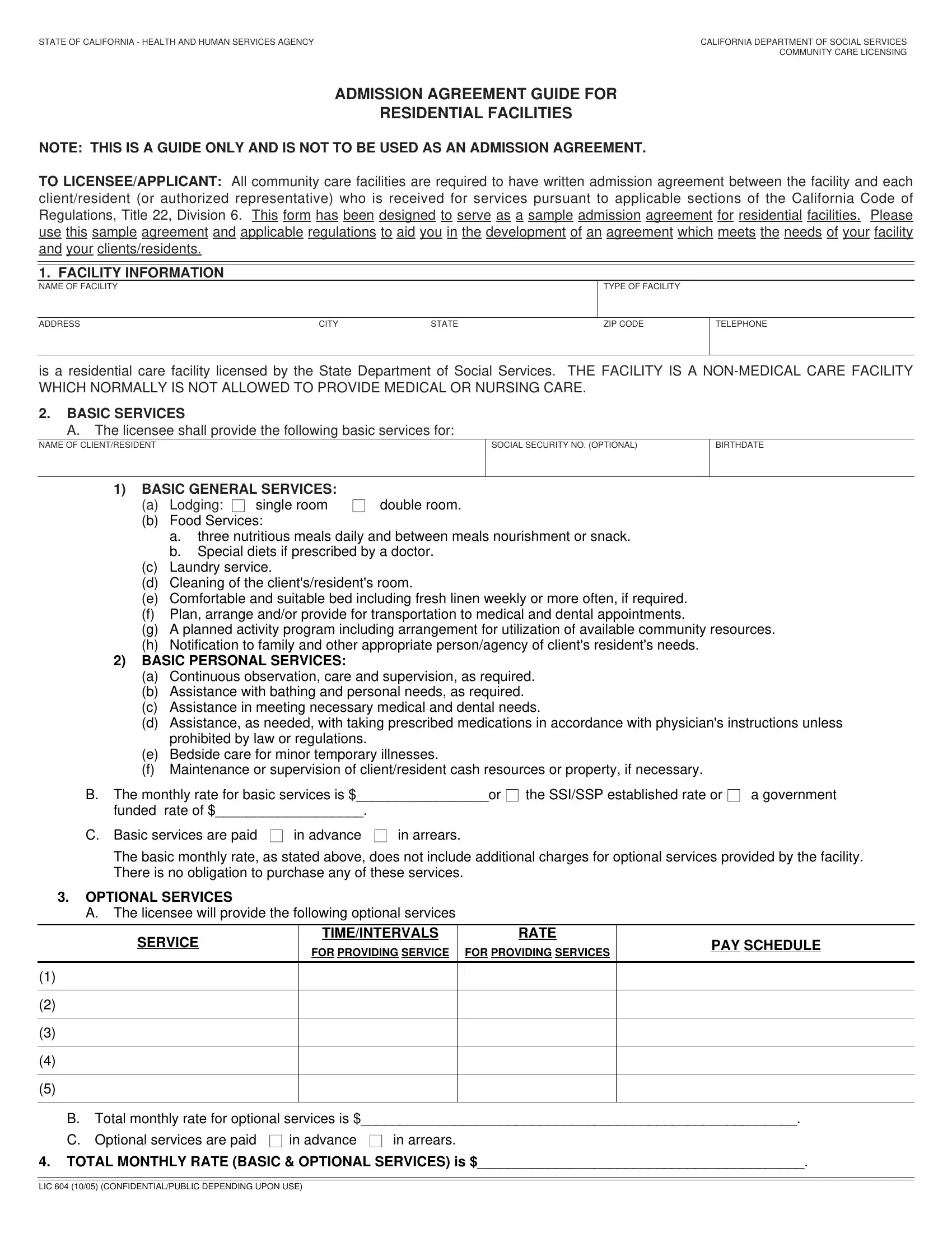 Lic 604 Form Fill Out Printable PDF Forms Online