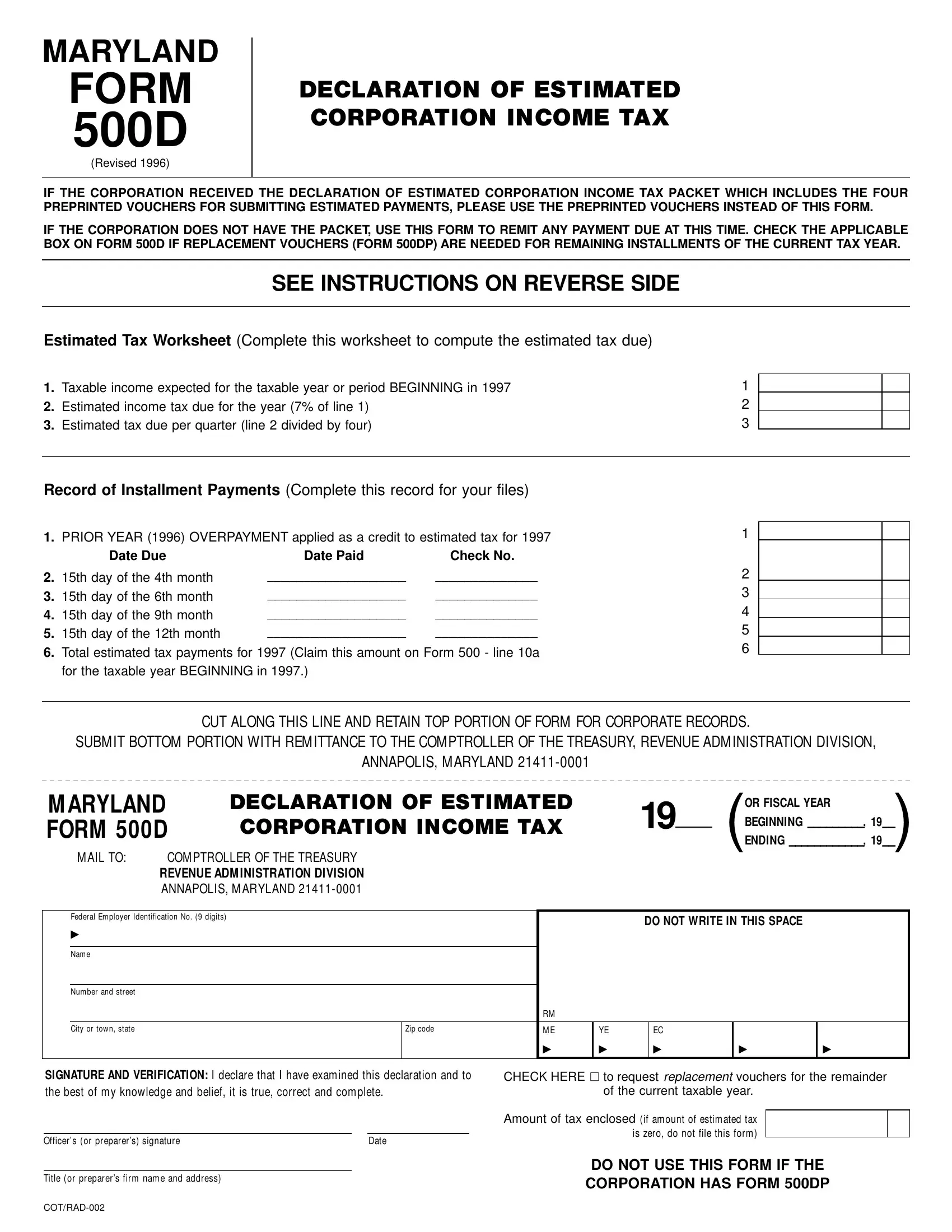 Printable 500 Ez Tax Form