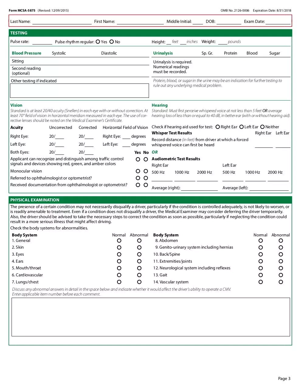 Mcsa-5875 Printable Form