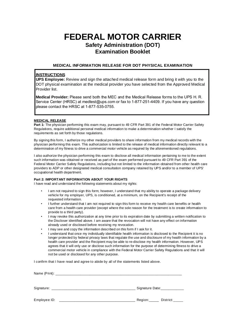 Medical Examination Report MER Form MCSA 5875 DOT FORM MOD 02 26 2016 NH ECOMP DOT FORM Pdf PDF Archive