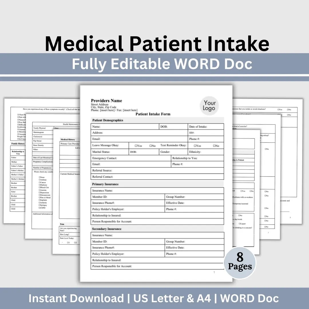 Printable Medical Forms