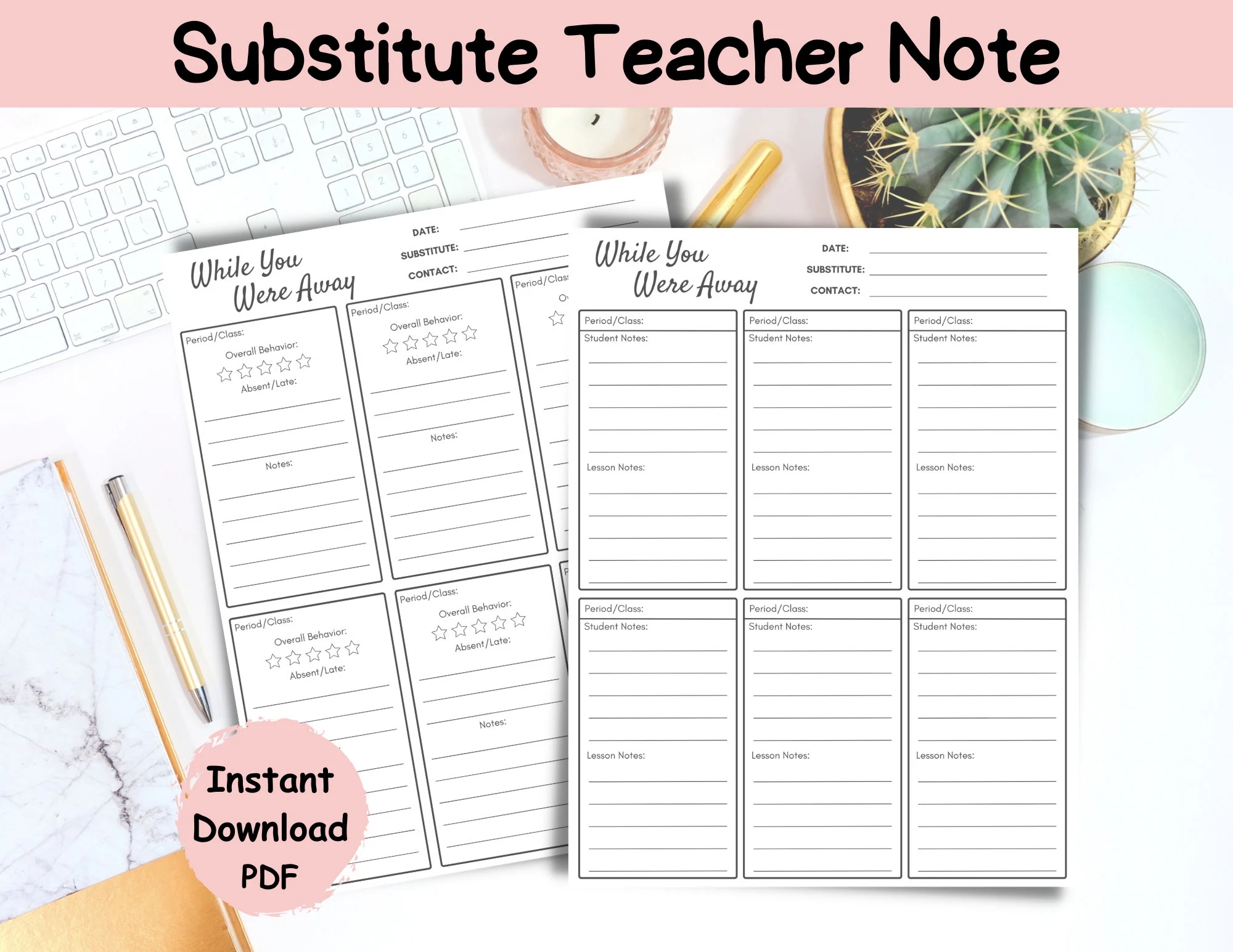 Middle high School Substitute Teacher Note multiple Class Substitute Report end Of Day Supply Relief Teacher Feedback organized Sub Form Etsy Middle high School Substitute Teacher Note multiple Class Substitute Report end Of Day Supply Relief Teacher Feedback organized Sub Form Etsy