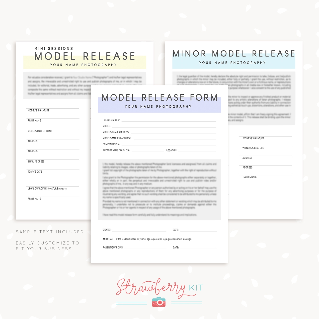Shutterfly Model Release Form Printable