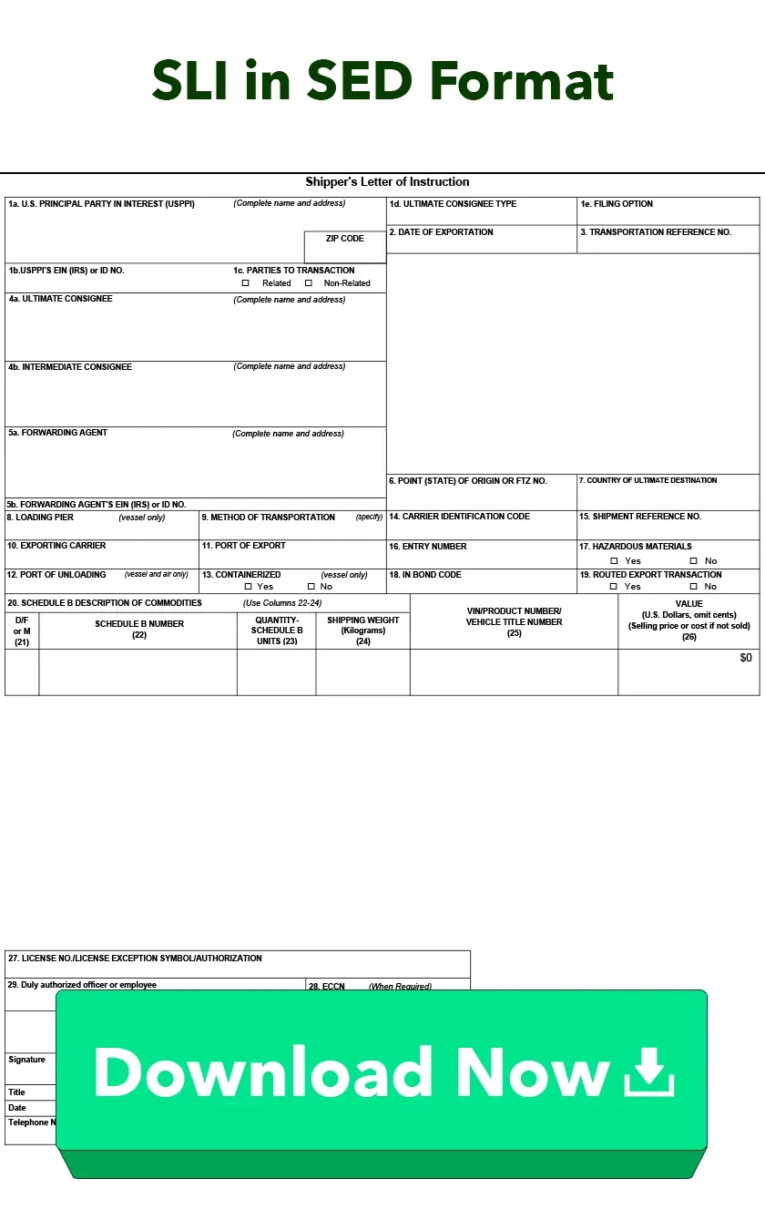 NAFTA Certificate Of Origin English 