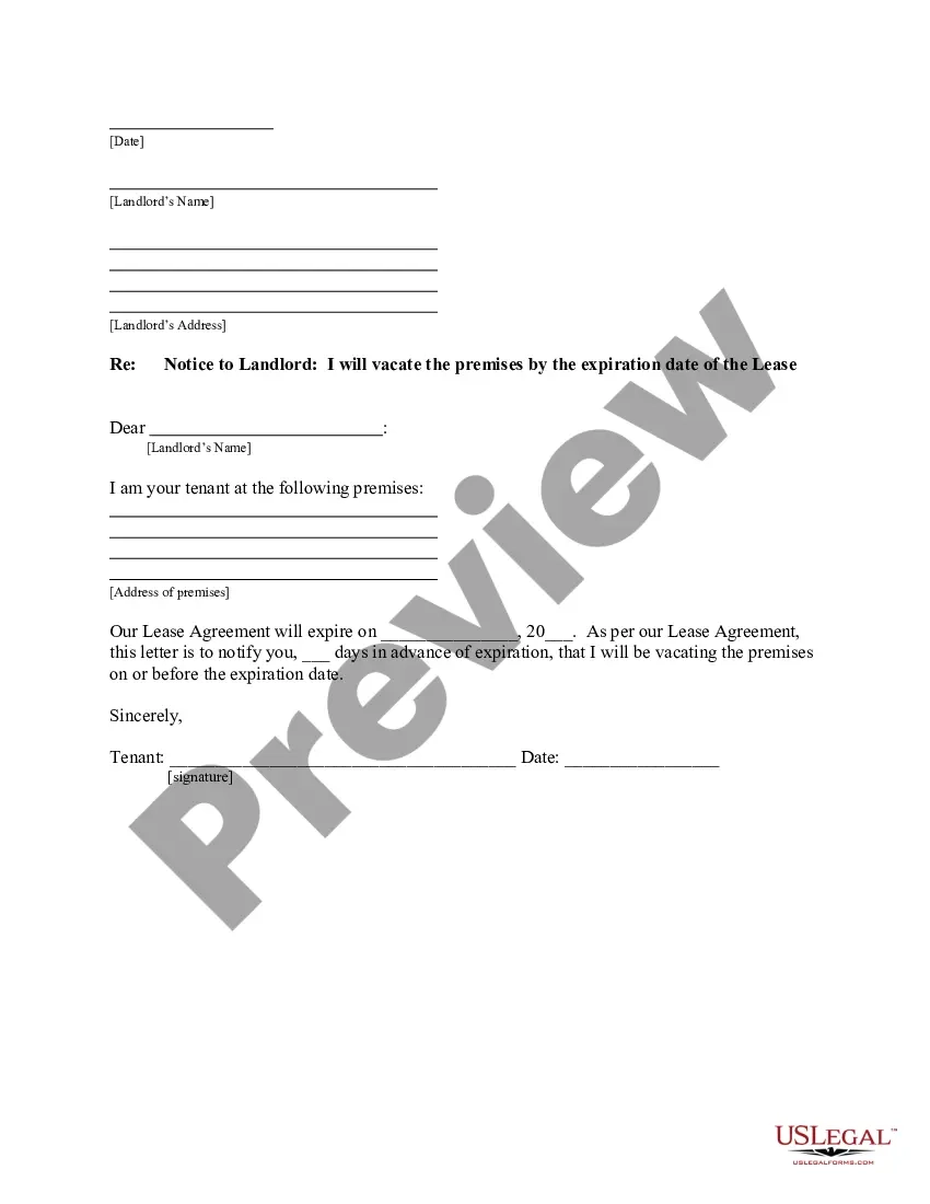 Free Printable 30-Day Notice Forms