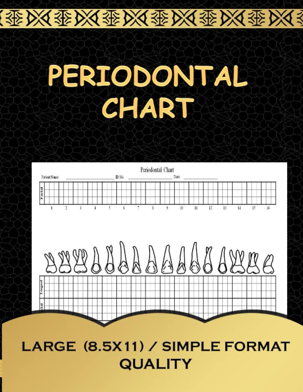 Periodontal Chart This Periodontal Chart Allows Dentists To Mark Irregularities On All 32 Teeth For Adult Patients Including The Facial And Lingual Sides Phsicalox Amazon Books