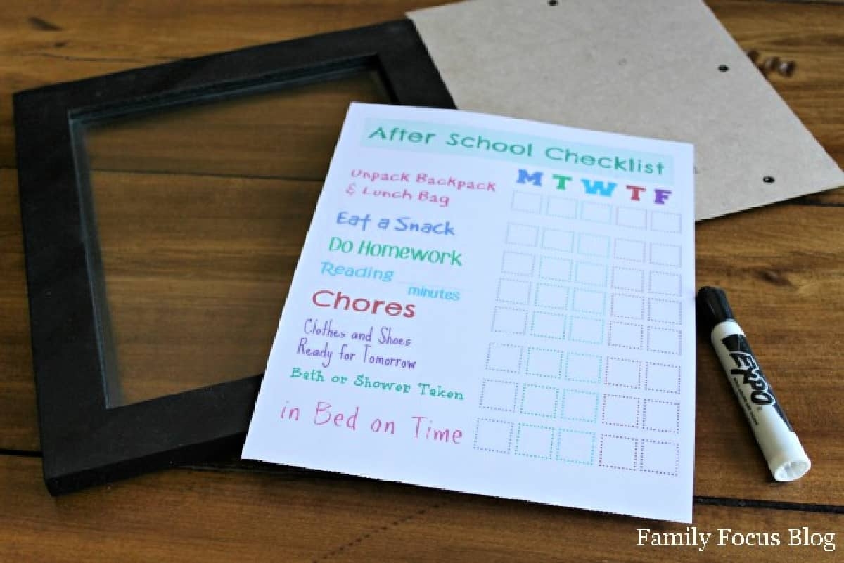 Printable After School Checklist A Game Changer For Busy Parents Printable After School Checklist A Game Changer For Busy Parents