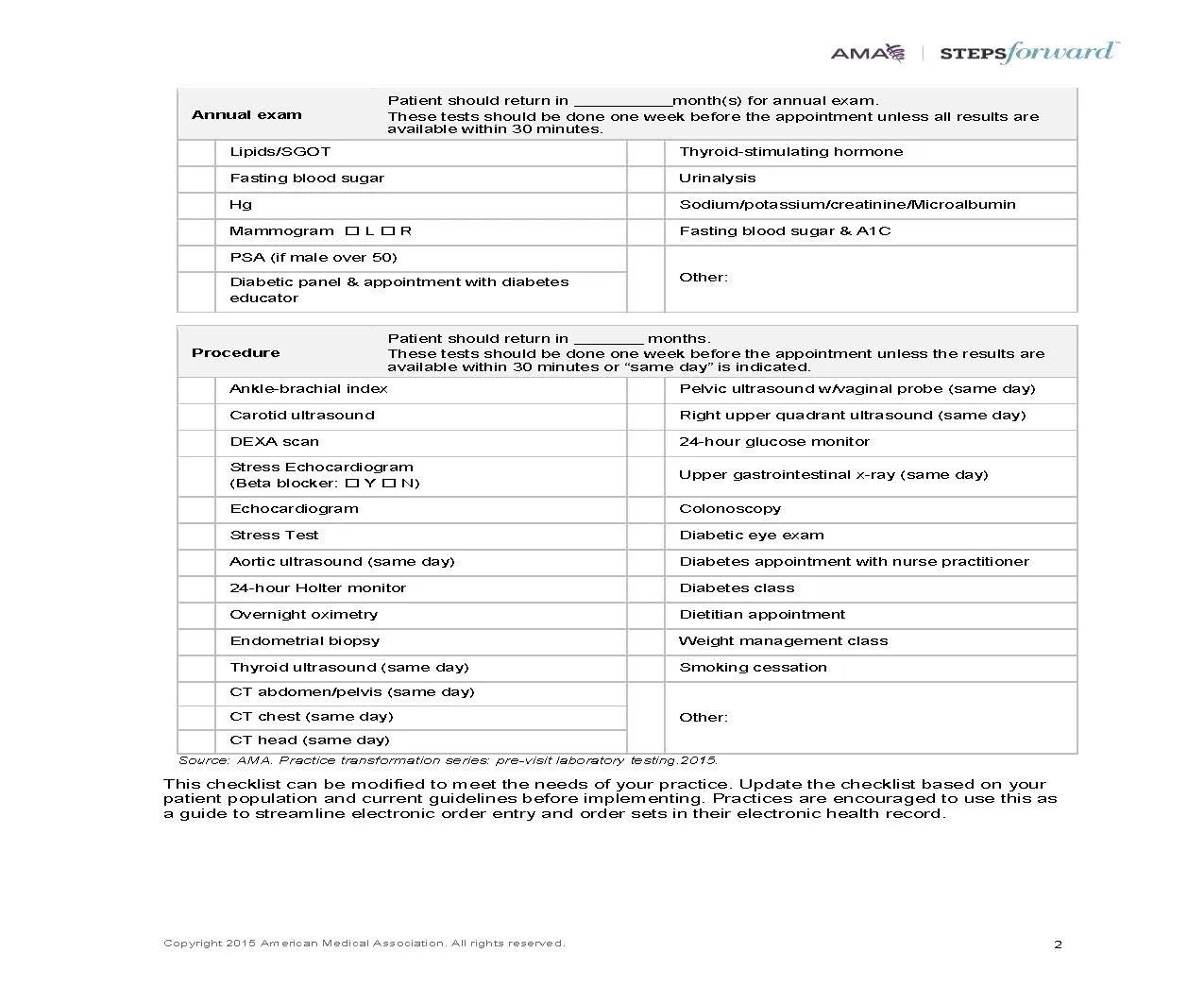 Printable Annual Wellness Visit Template Printable Design Resources