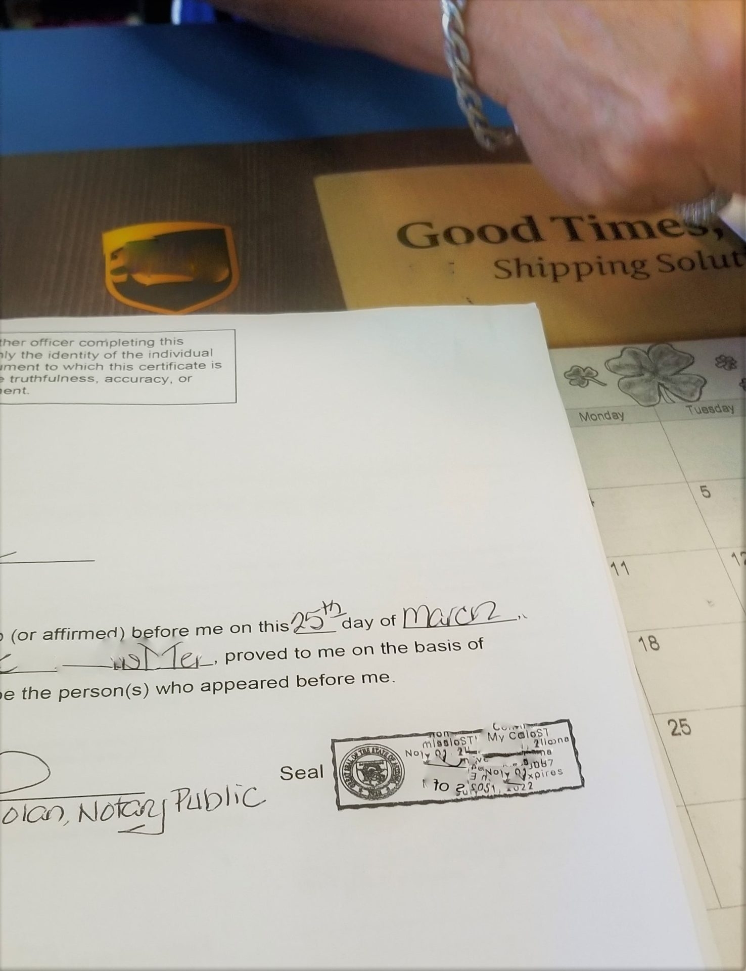 Printable Jurat Form
