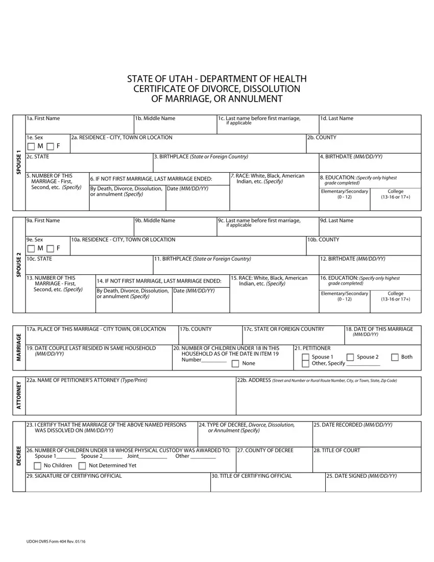 Divorce Forms Printable Free