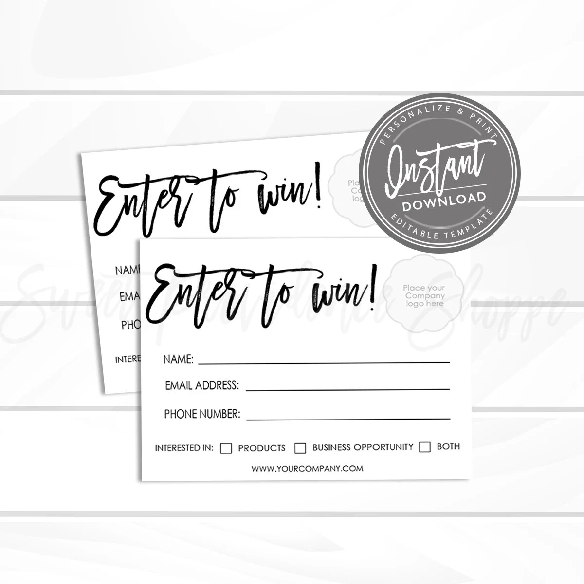 Printable Form Template For Entry
