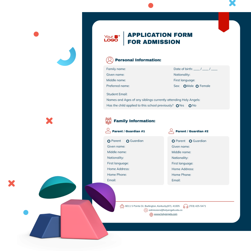 Printable Form Templates To Customize Visme