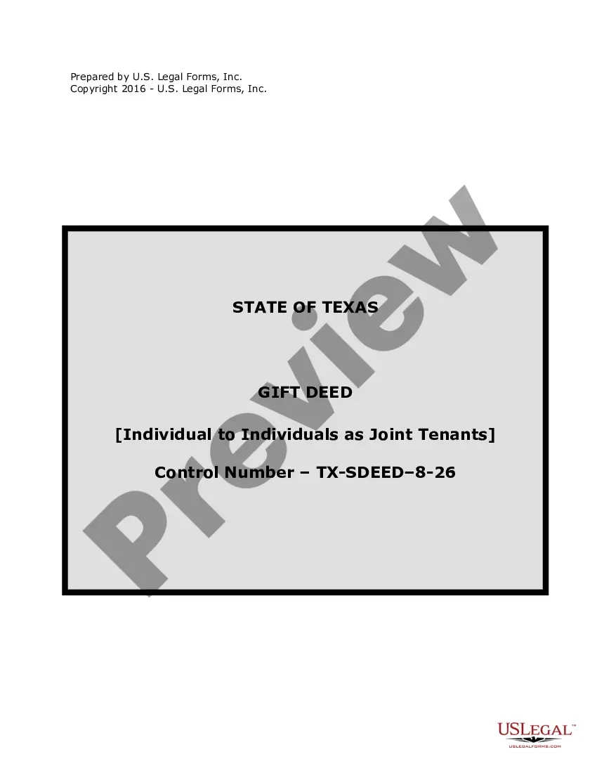 Printable Gift Deed Form Texas US Legal Forms