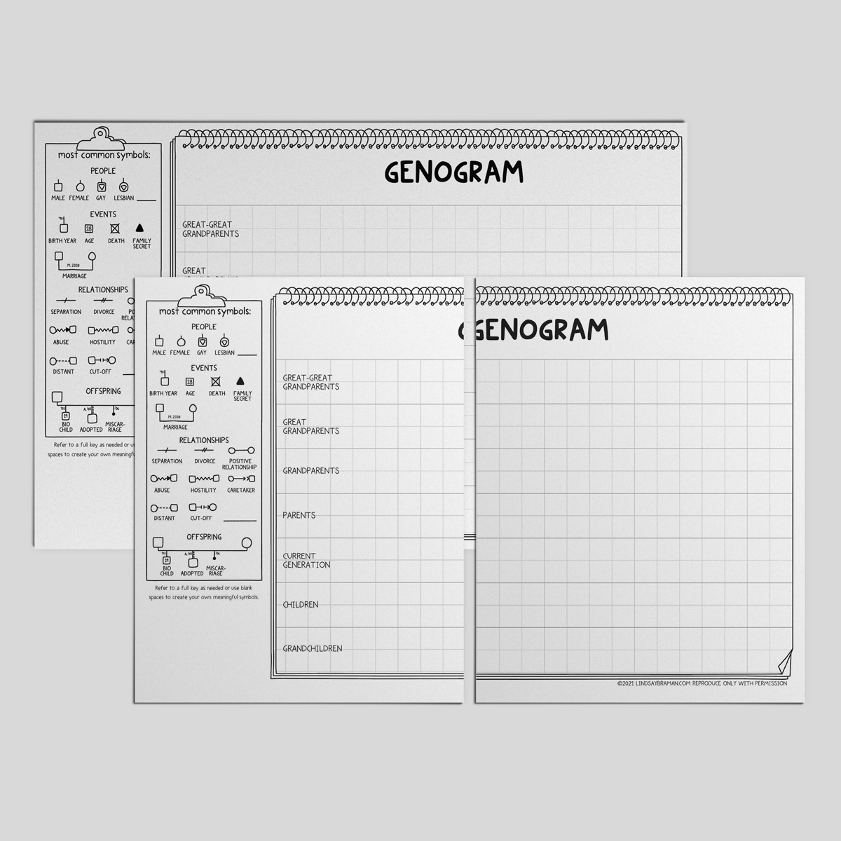 Genogram Form Printable