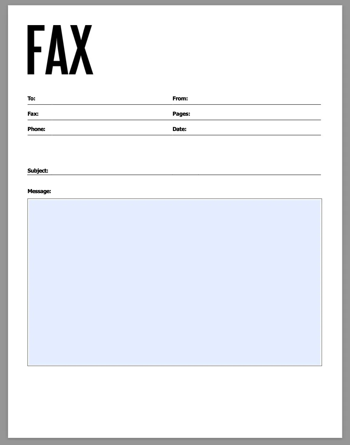 Professional Fax Cover Sheets Printable Templates For Business Use Etsy Professional Fax Cover Sheets Printable Templates For Business Use Etsy