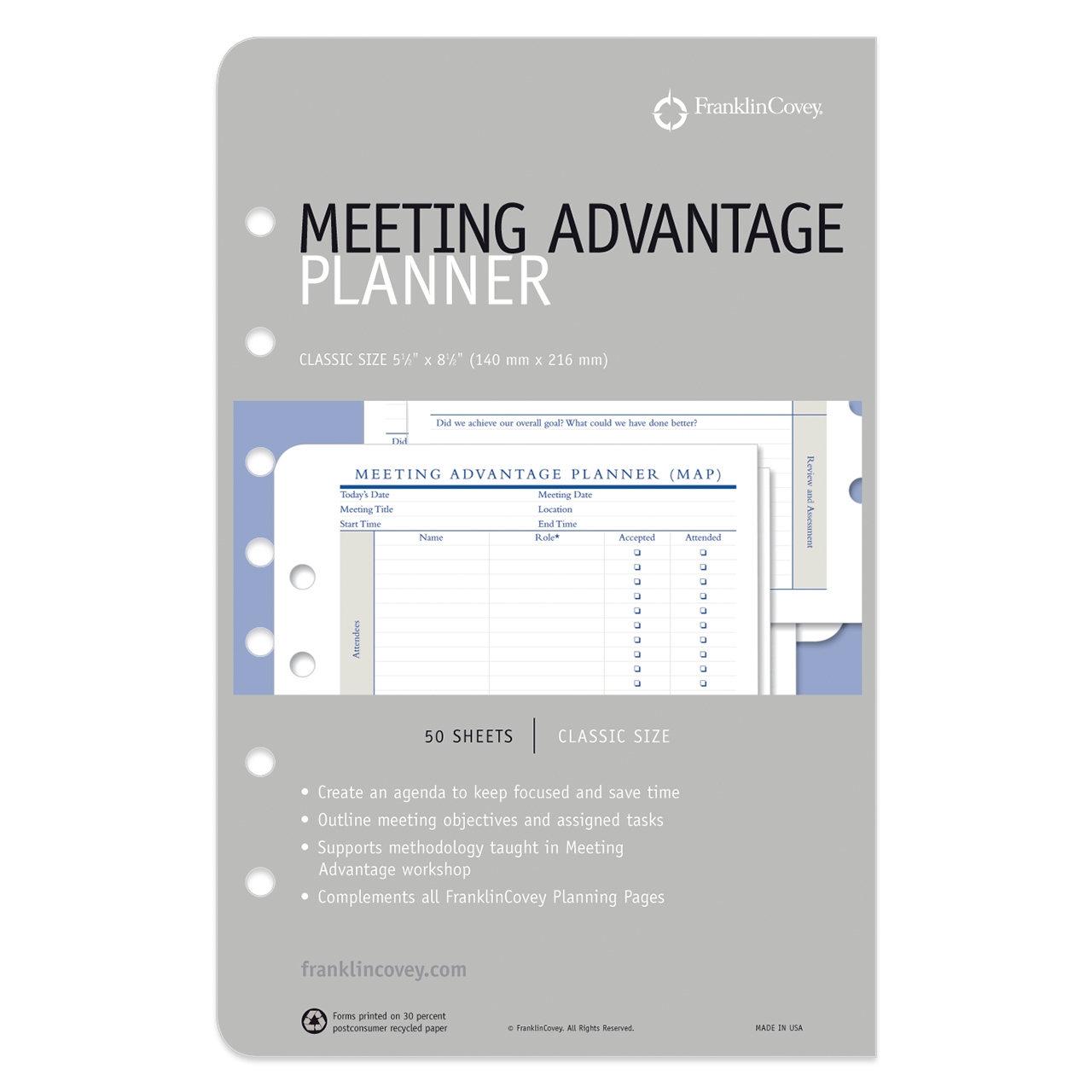 Project Management Forms Franklin Planner