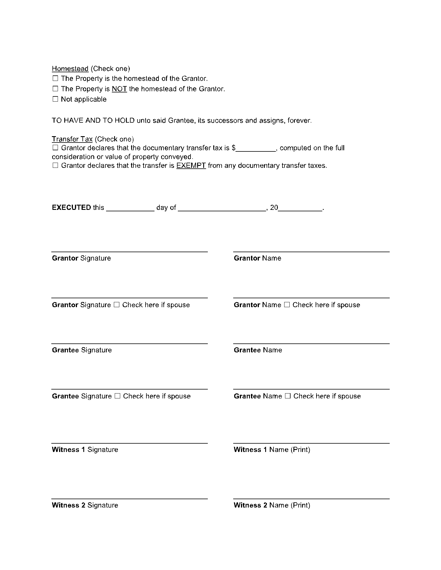 Quit Claim Deed Form Get Your Free Sample Now CocoSign