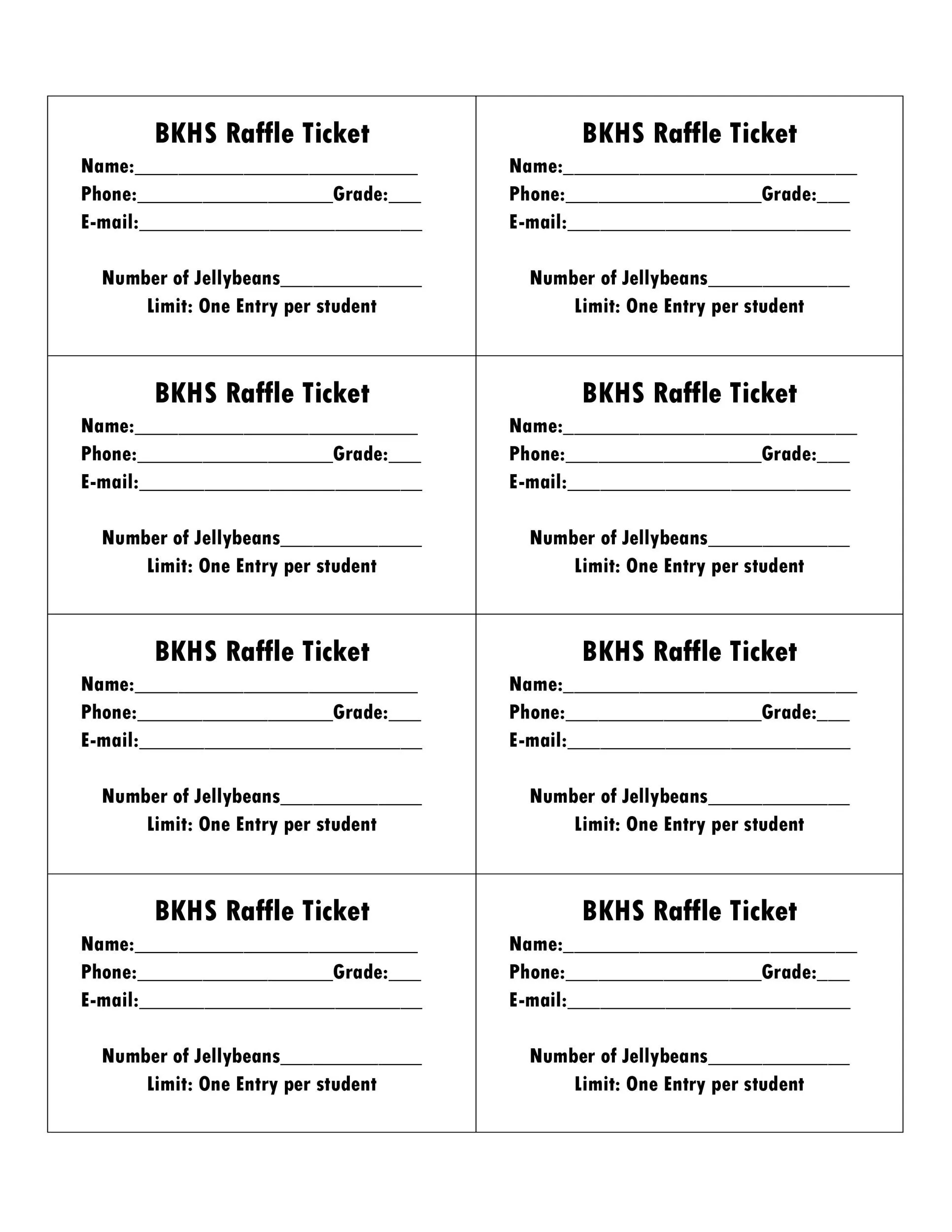 Raffle Tickets Printable Printable Party Favors Raffle Tickets Printable Printable Party Favors