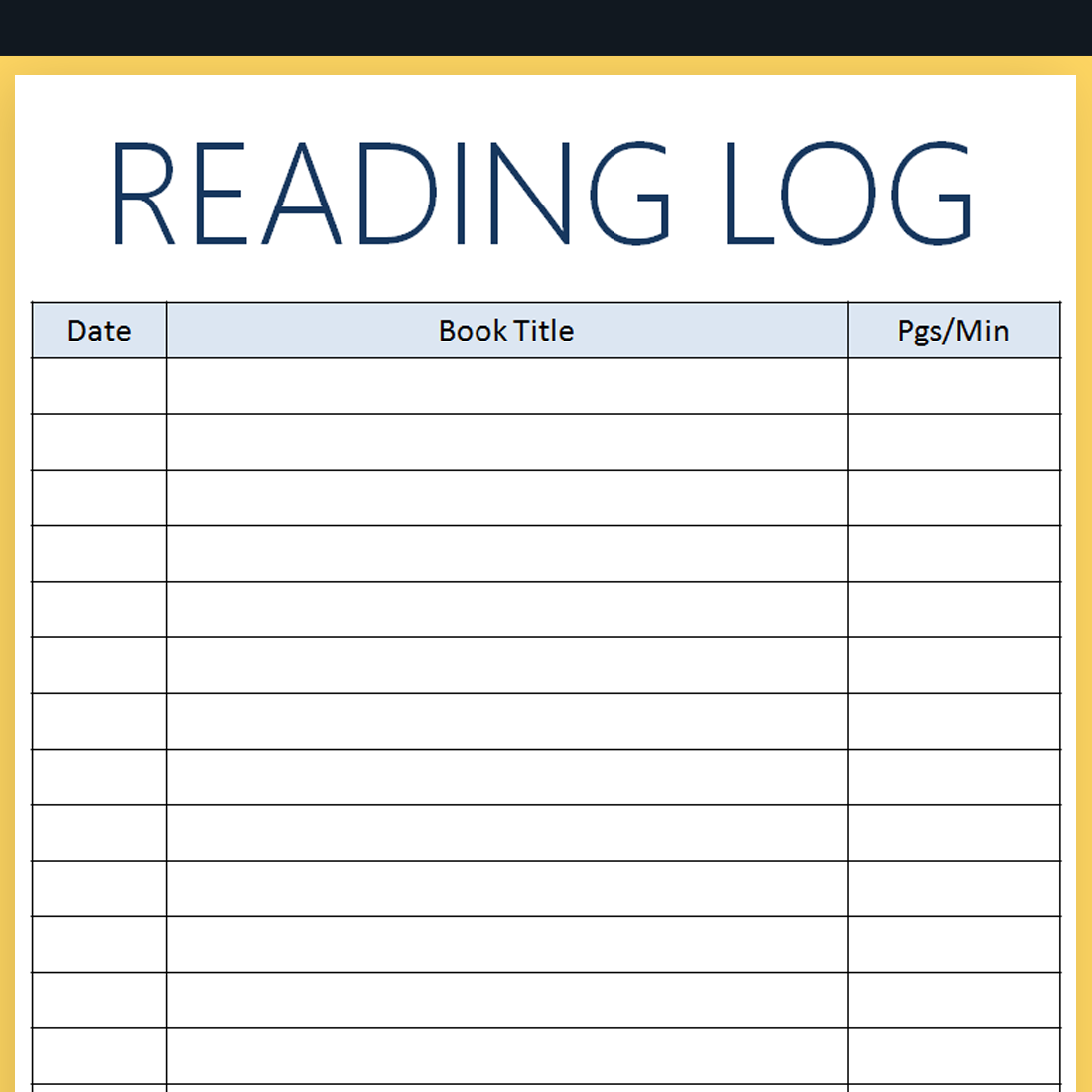 Free Printable Book Checkout Form