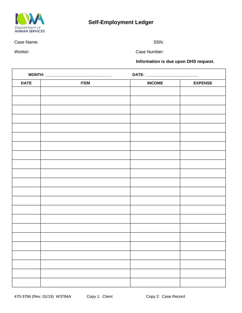 Self Employment Ledger Template PDF Form FormsPal