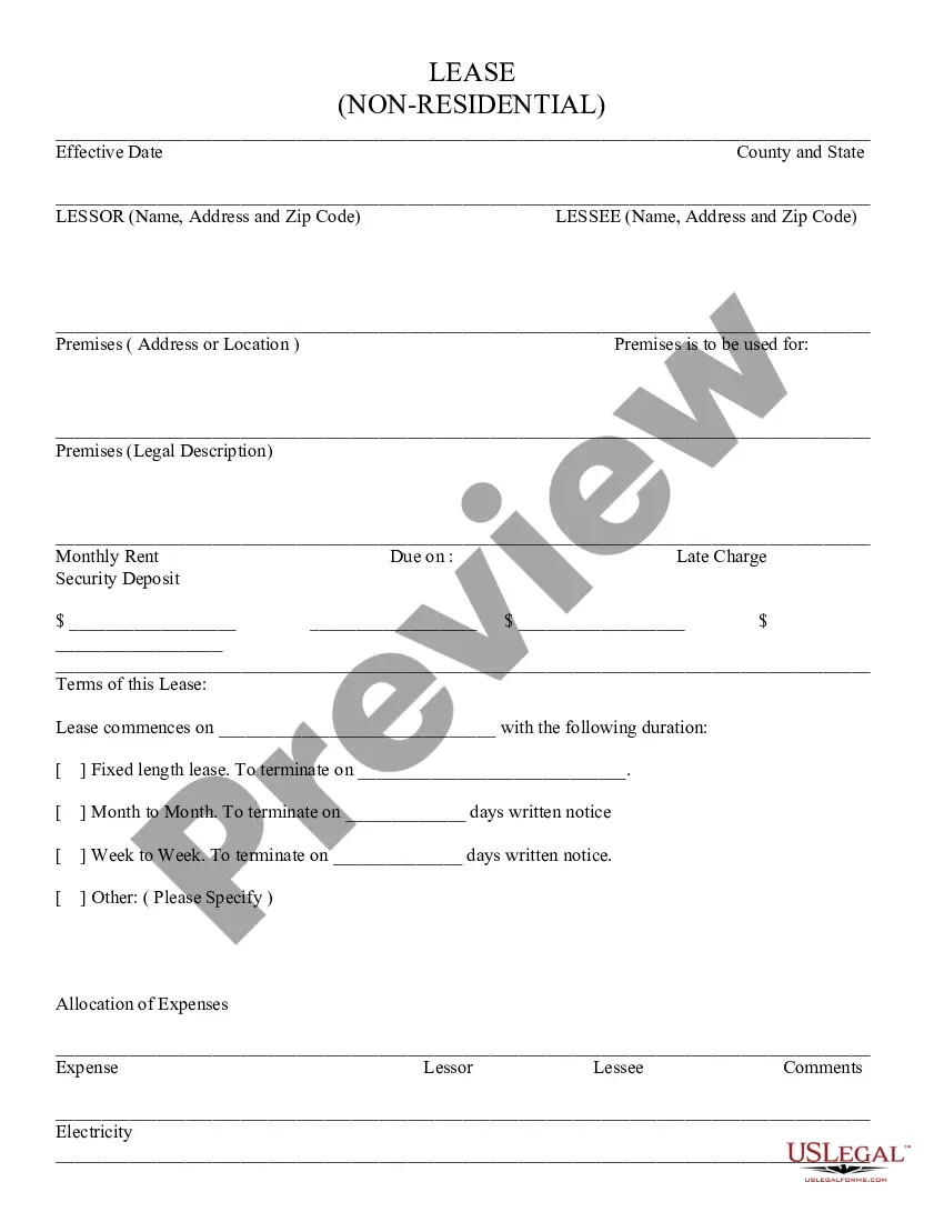 Simple Lease Agreement Form Printable US Legal Forms