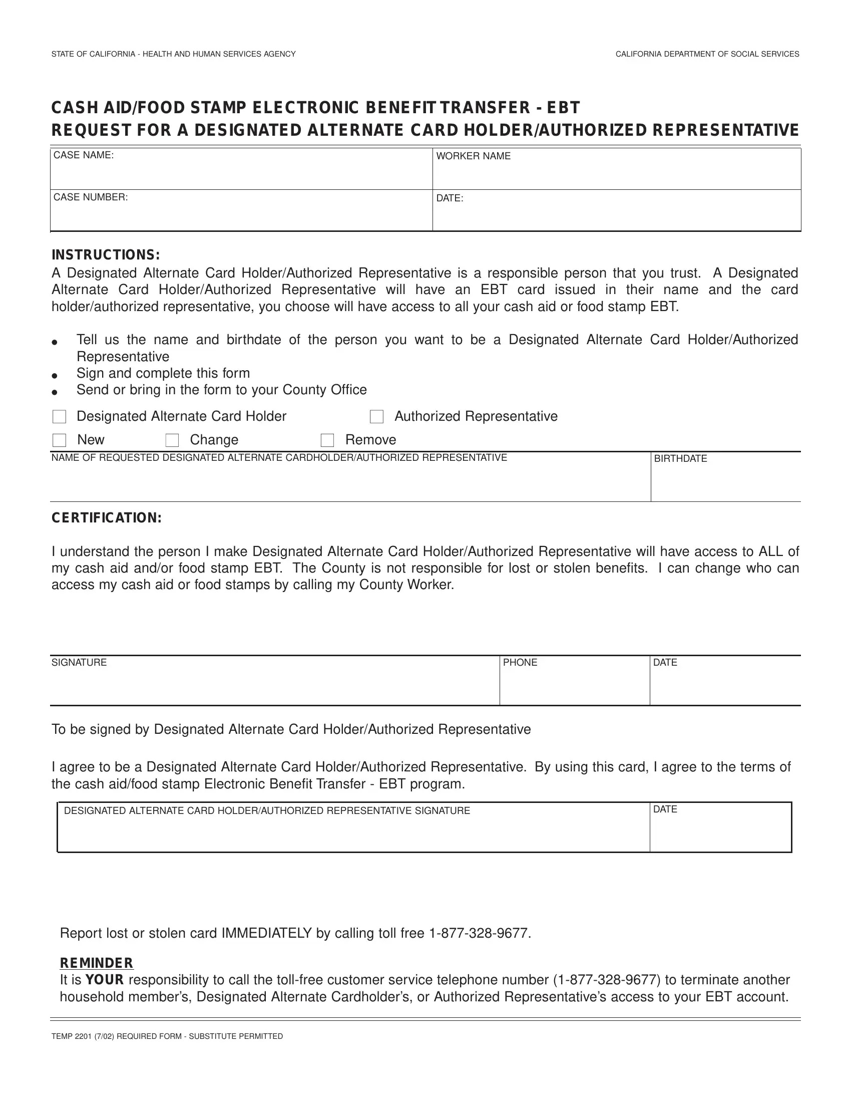 Temp 2201 Form Fill Out Printable PDF Forms Online Temp 2201 Form Fill Out Printable PDF Forms Online