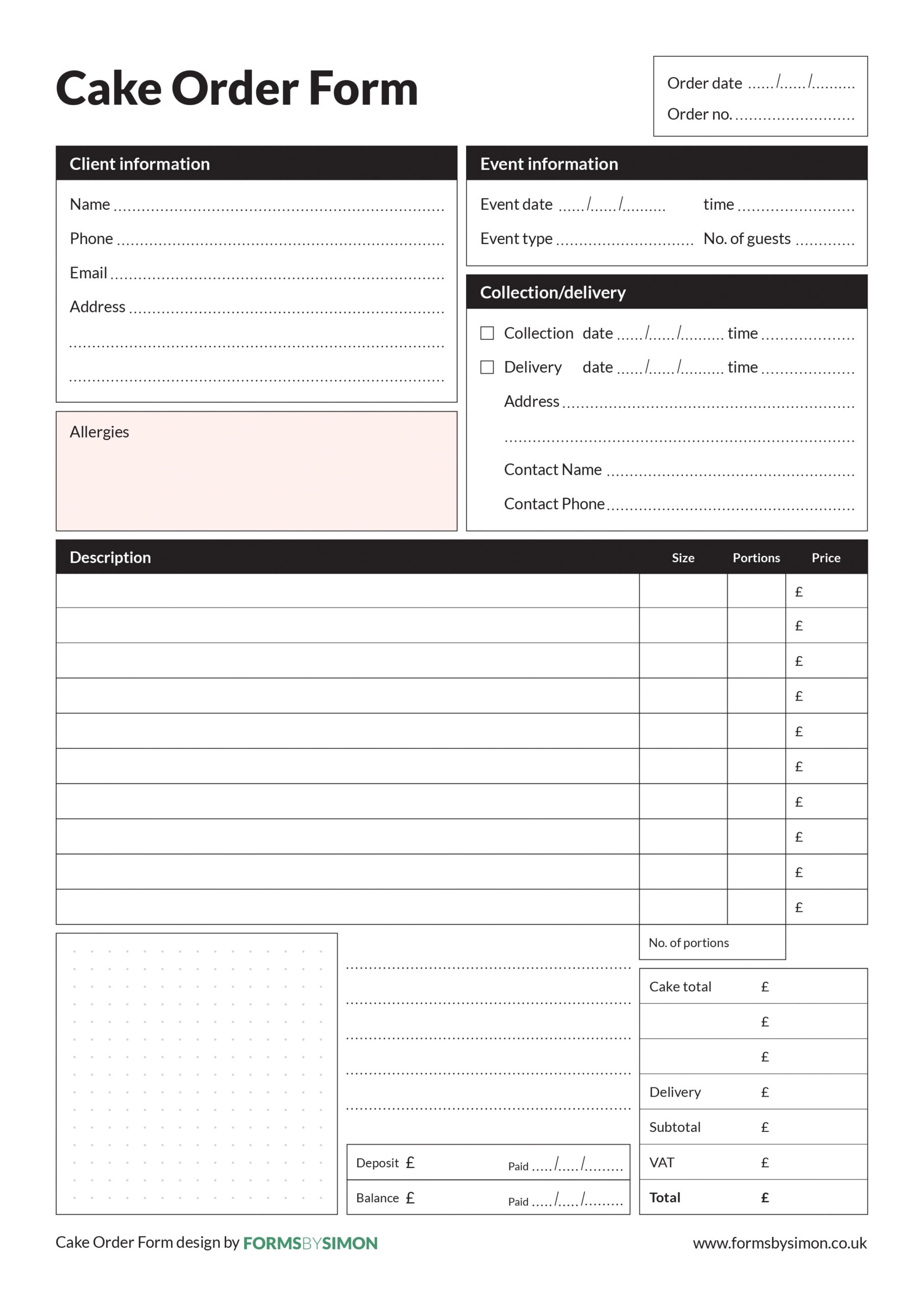 Templates Forms By Simon