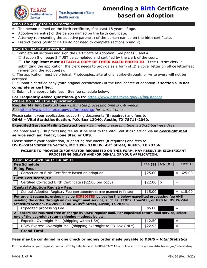 Texas Adoption Papers Fill Out Printable PDF Forms