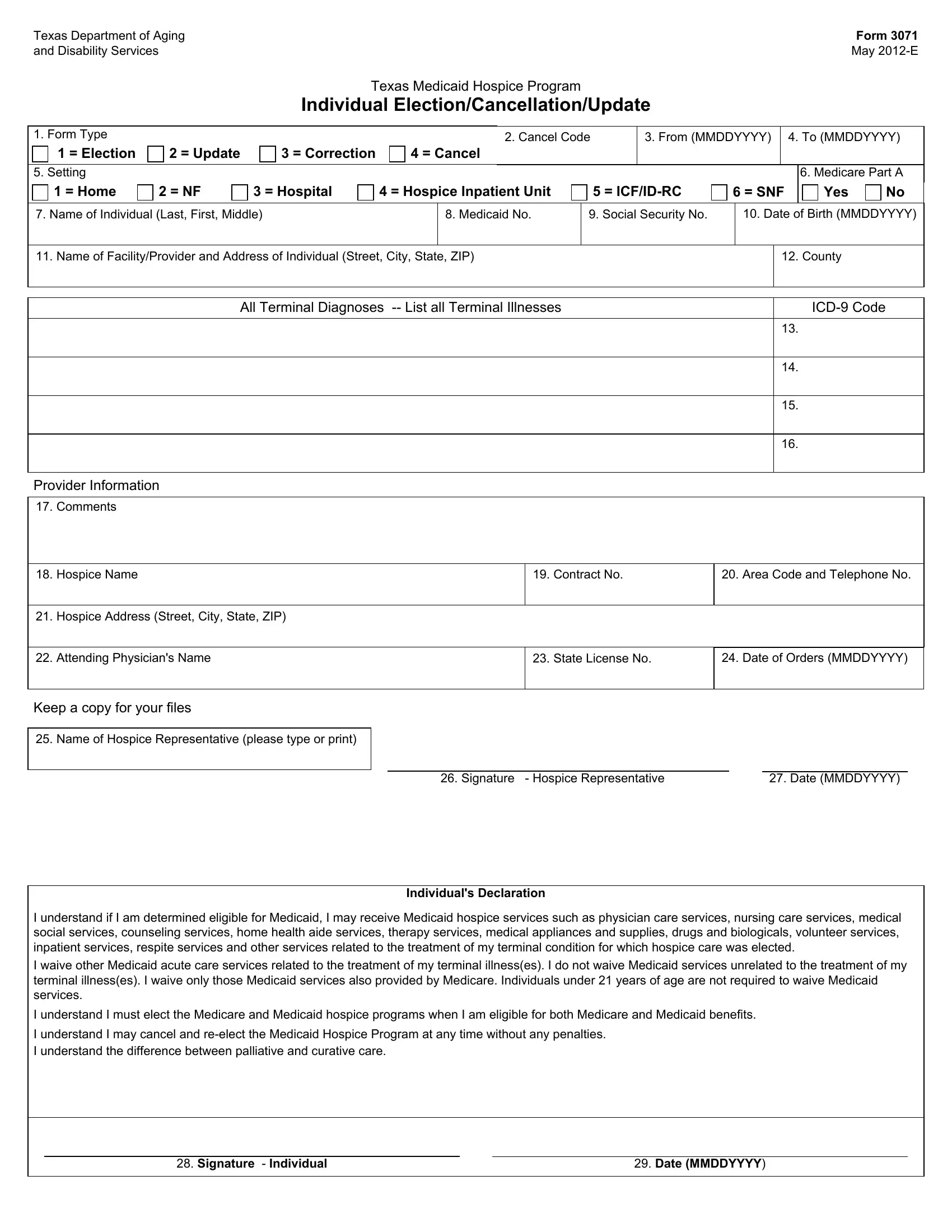 Texas Form 3071 Fill Out Printable PDF Forms Online Texas Form 3071 Fill Out Printable PDF Forms Online