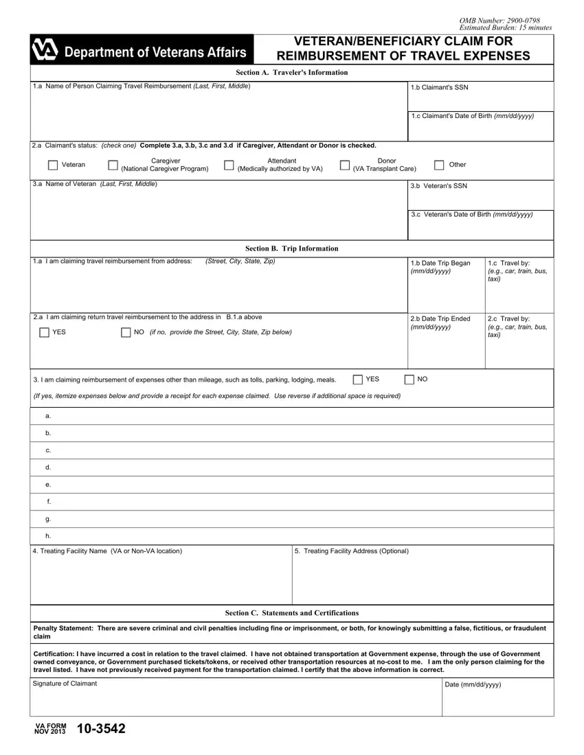 Va Form 10 3542 Fill Out Printable PDF Forms Online Va Form 10 3542 Fill Out Printable PDF Forms Online