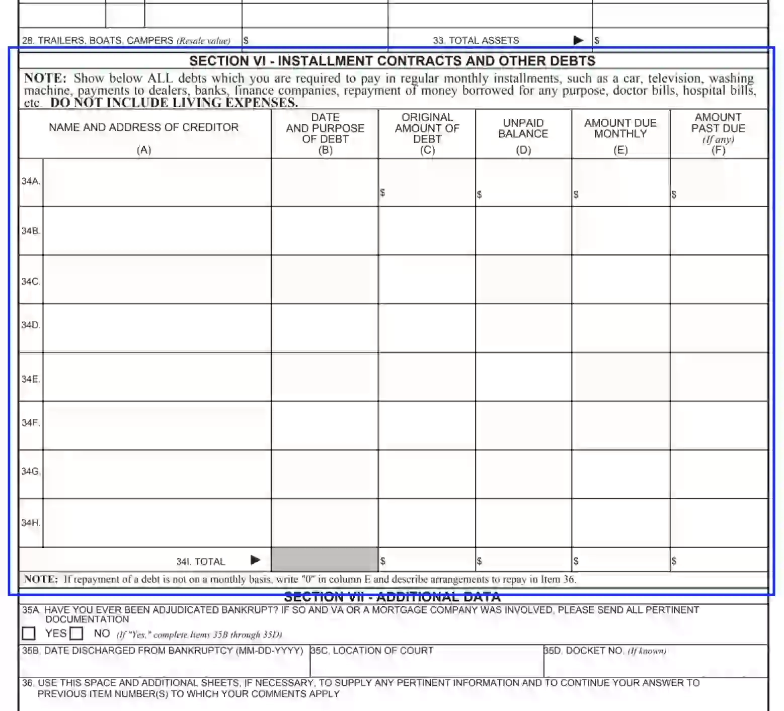 VA Form 5655 Fill Out Printable PDF Forms Online