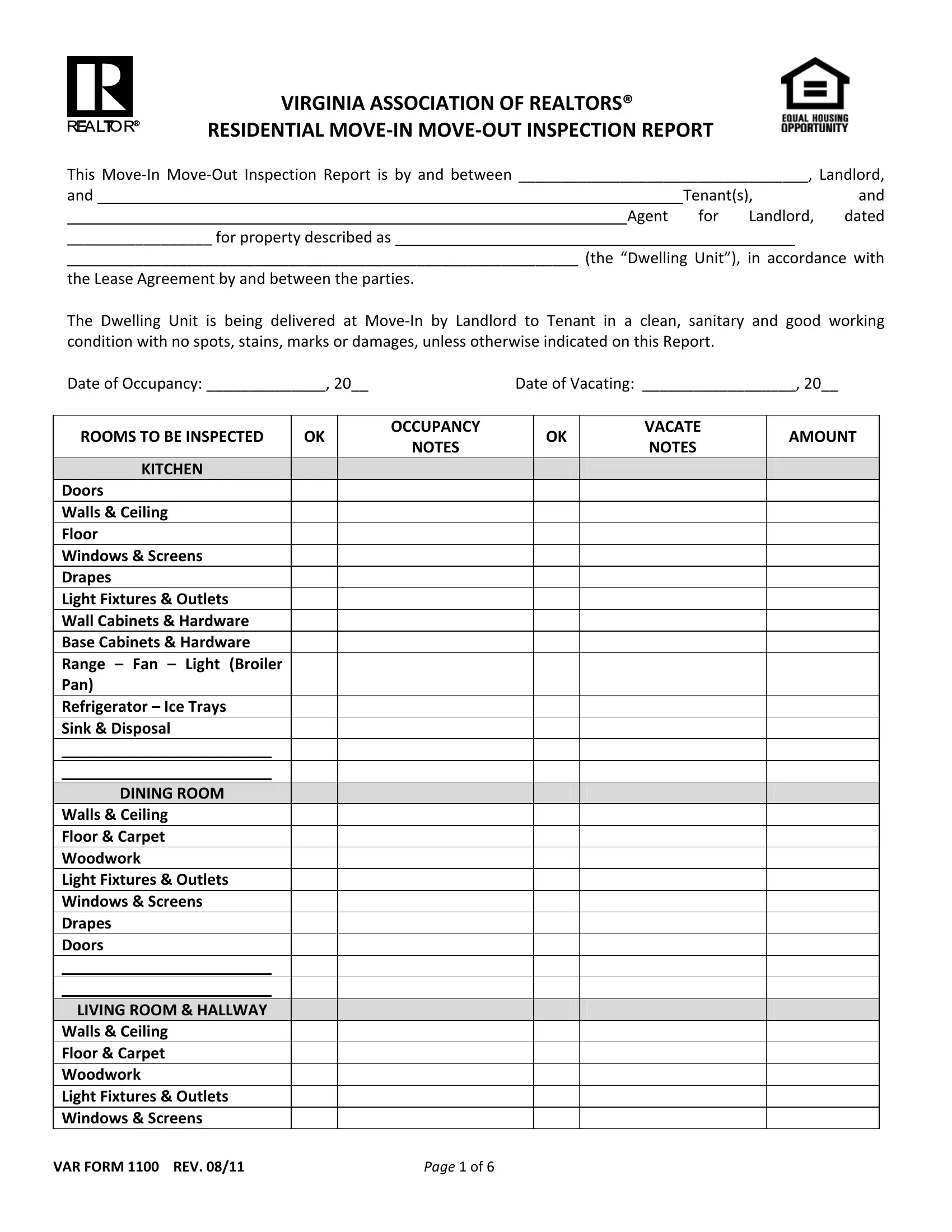Var 1100 Form Fill Out Printable PDF Forms Online