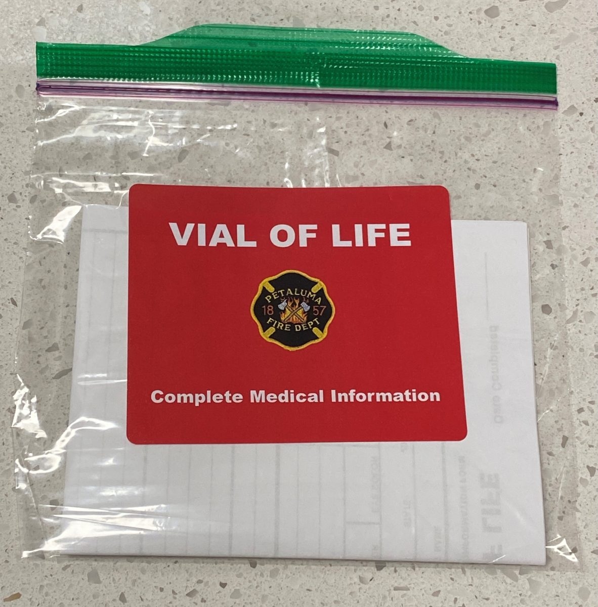 Vial Of Life Program Petaluma 