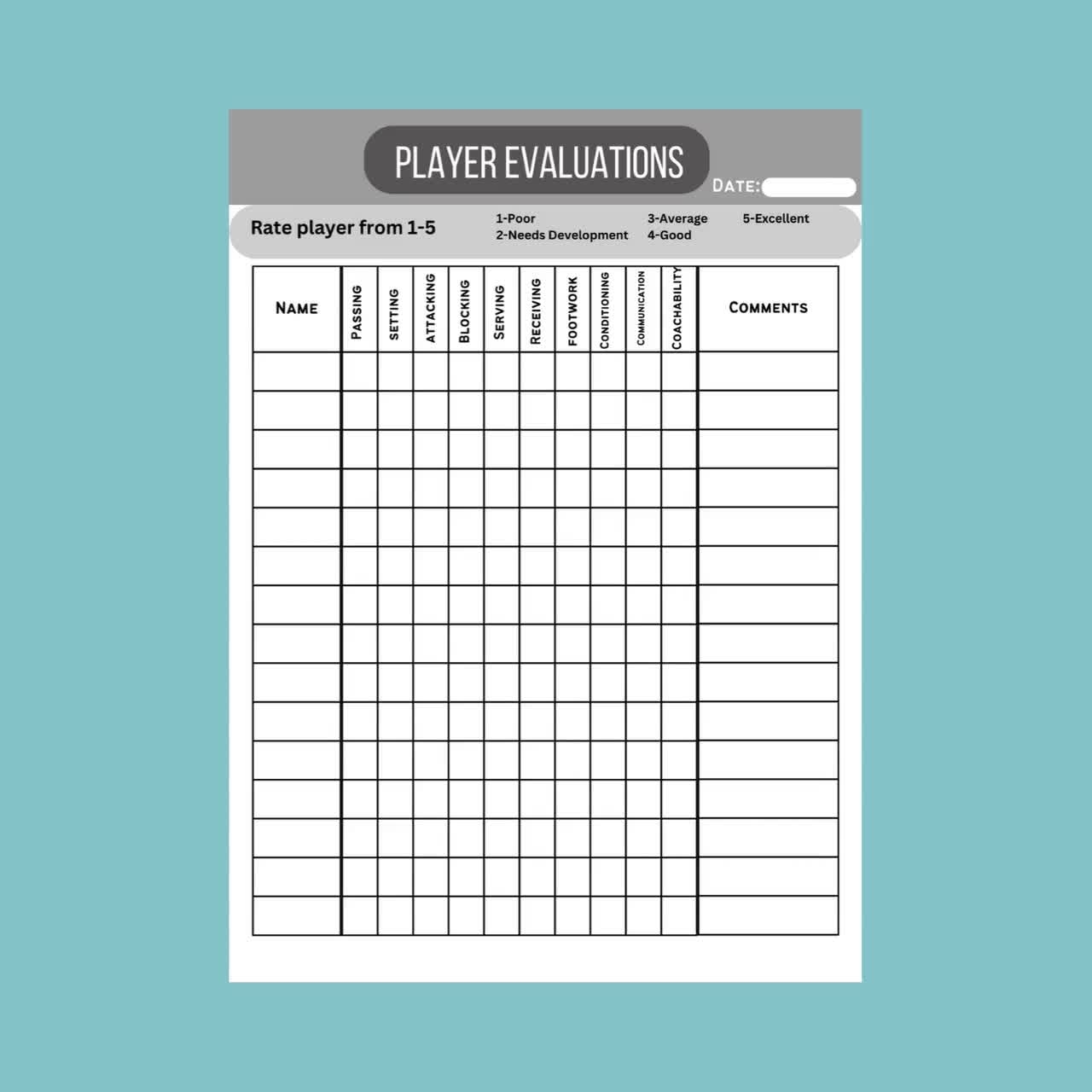 Volleyball Tryout Planner Volleyball Tryout Sheet Volleyball Coach s Planner Volleyball Templates Volleyball Tryout Printables Etsy Volleyball Tryout Planner Volleyball Tryout Sheet Volleyball Coach s Planner Volleyball Templates Volleyball Tryout Printables Etsy