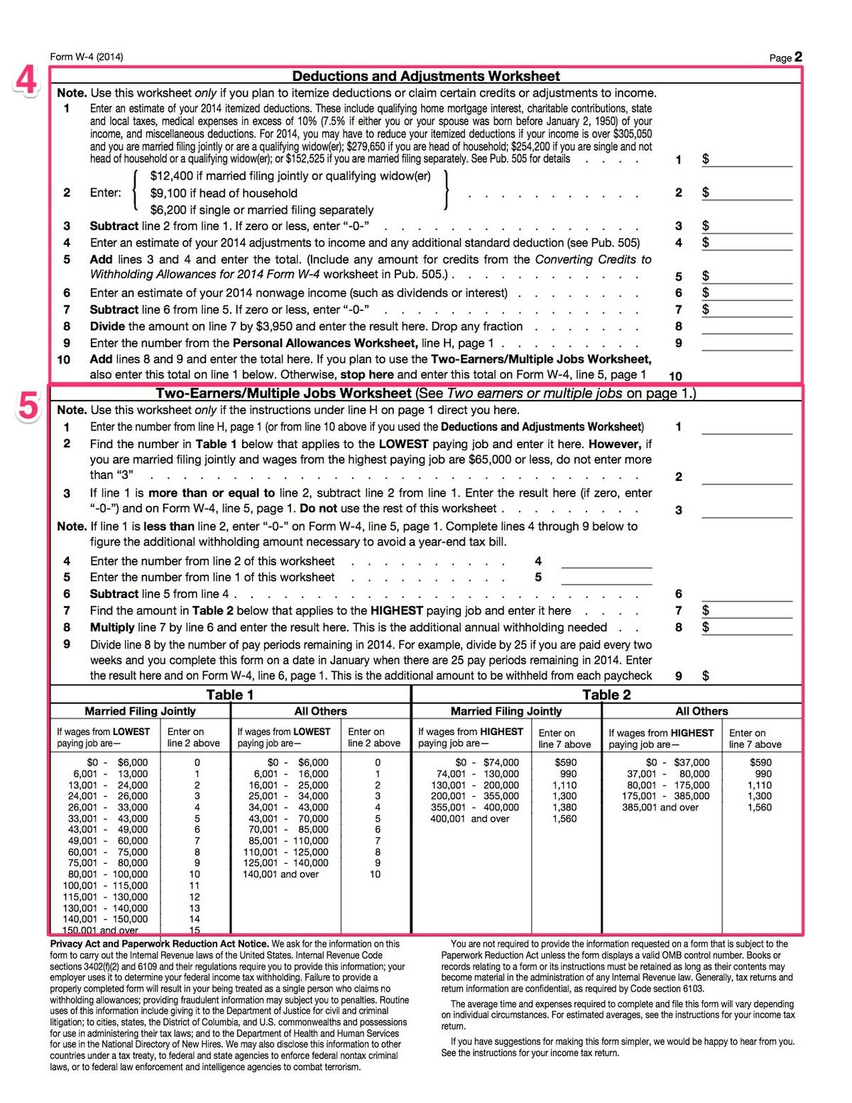 W 4 Updates Worksheets Library W 4 Updates Worksheets Library