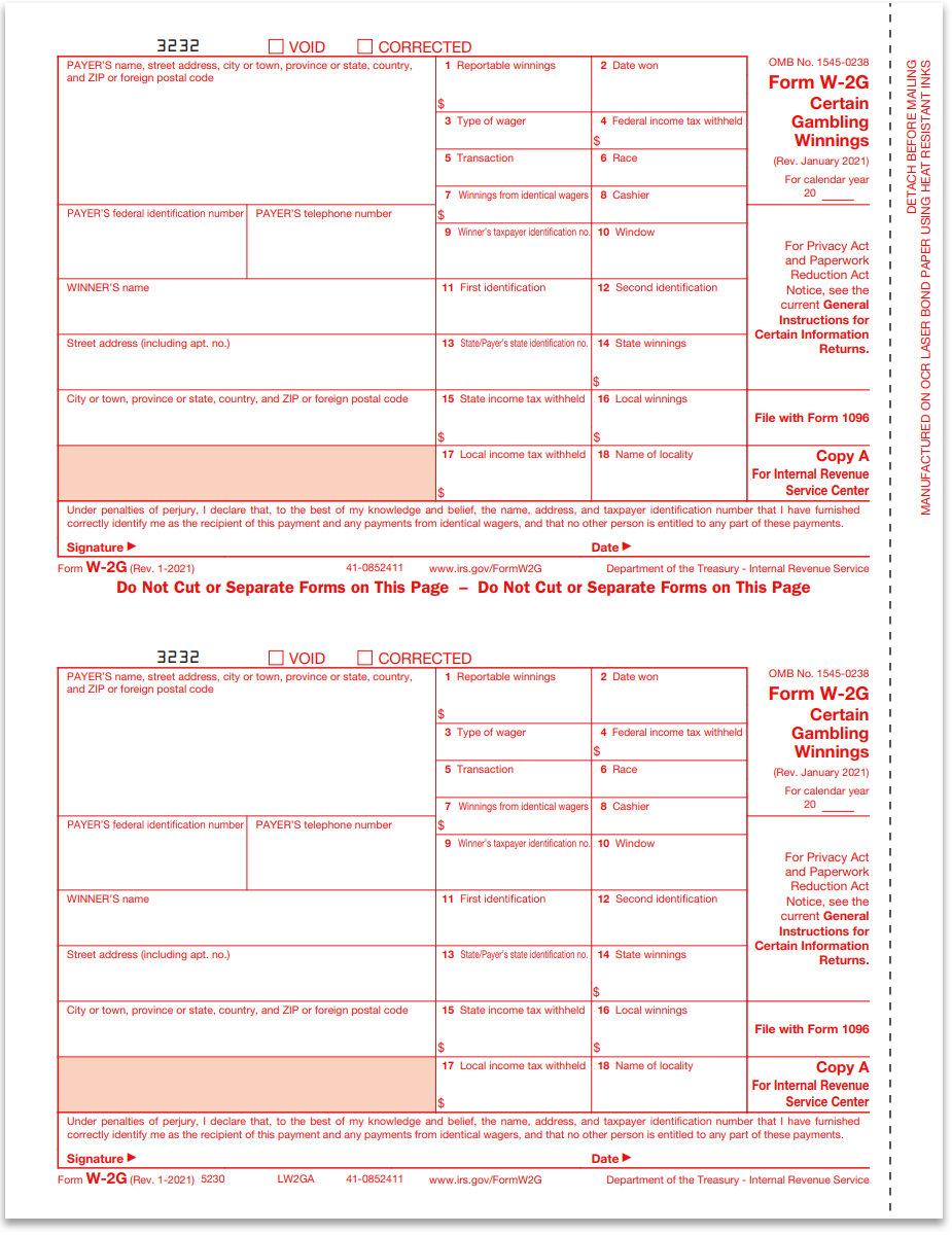 Printable Tax Forms