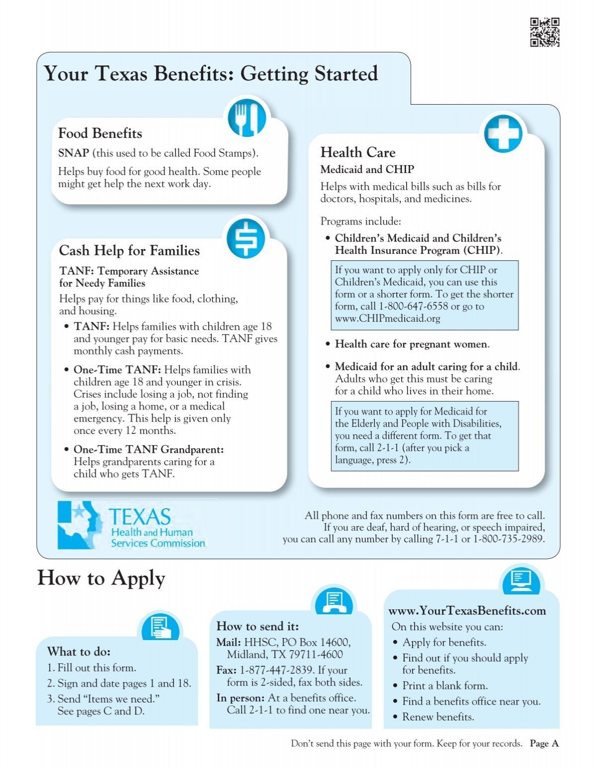 Your Texas Benefits Texas Health And Human Services Commission