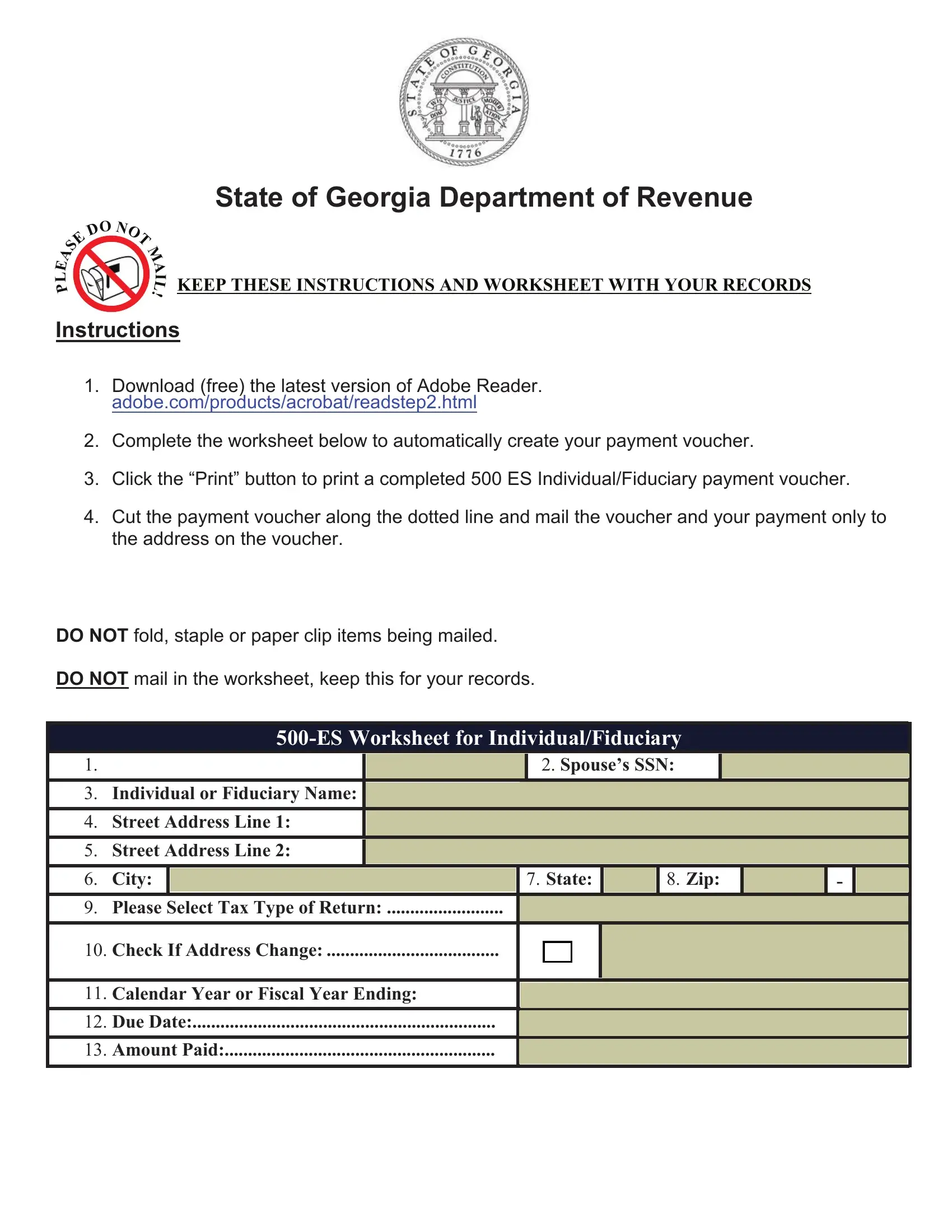 500 es form fill out printable pdf forms online