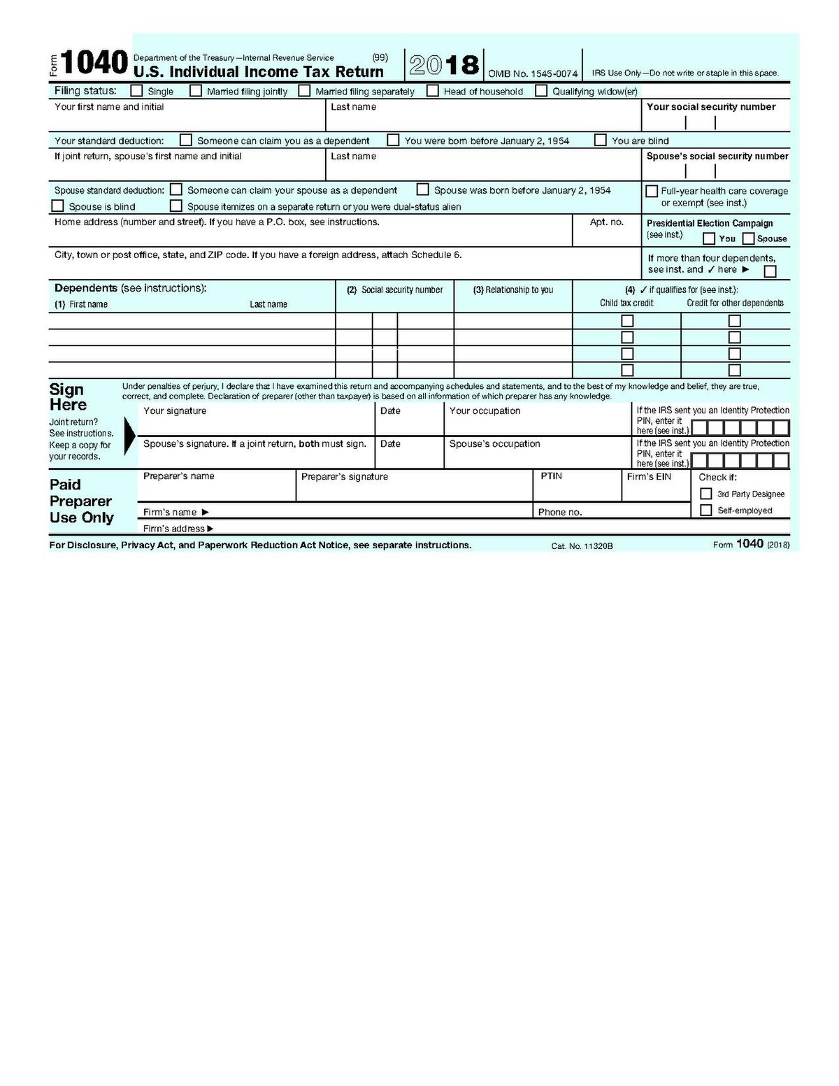 file irs form 1040 2018 pdf wikimedia commons