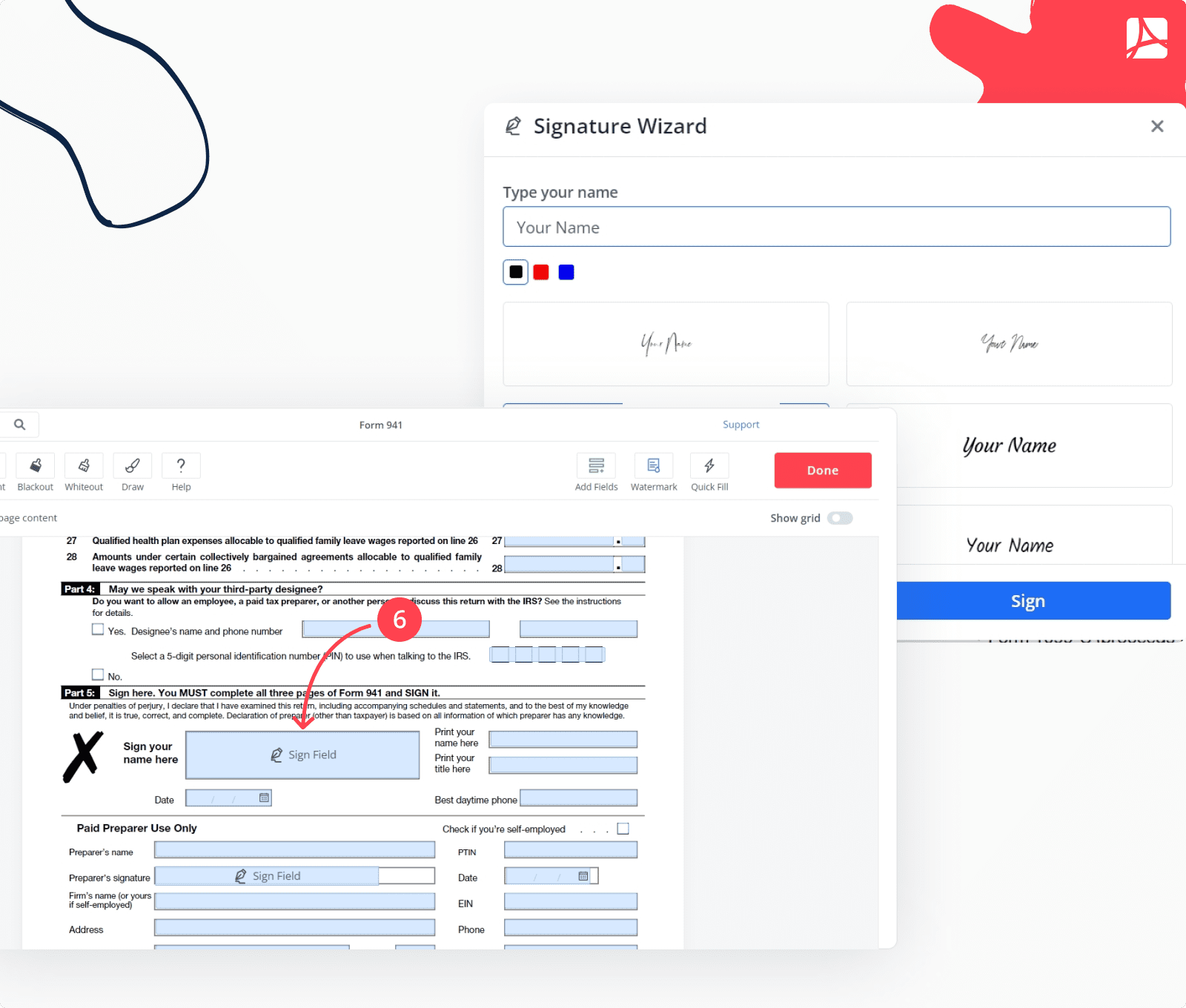 form 941 fill out form 941 tax 2025