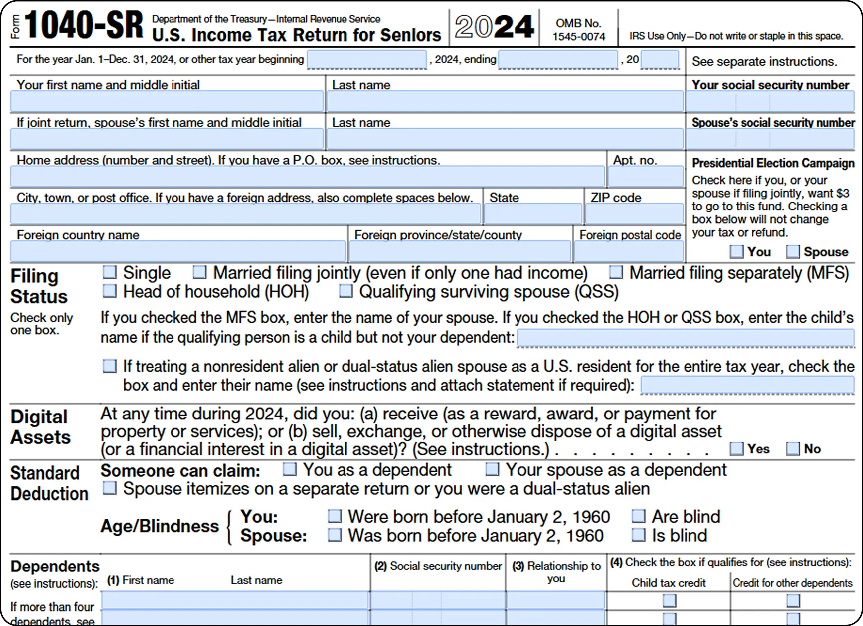 how to sign form 1040 sr step by step guide
