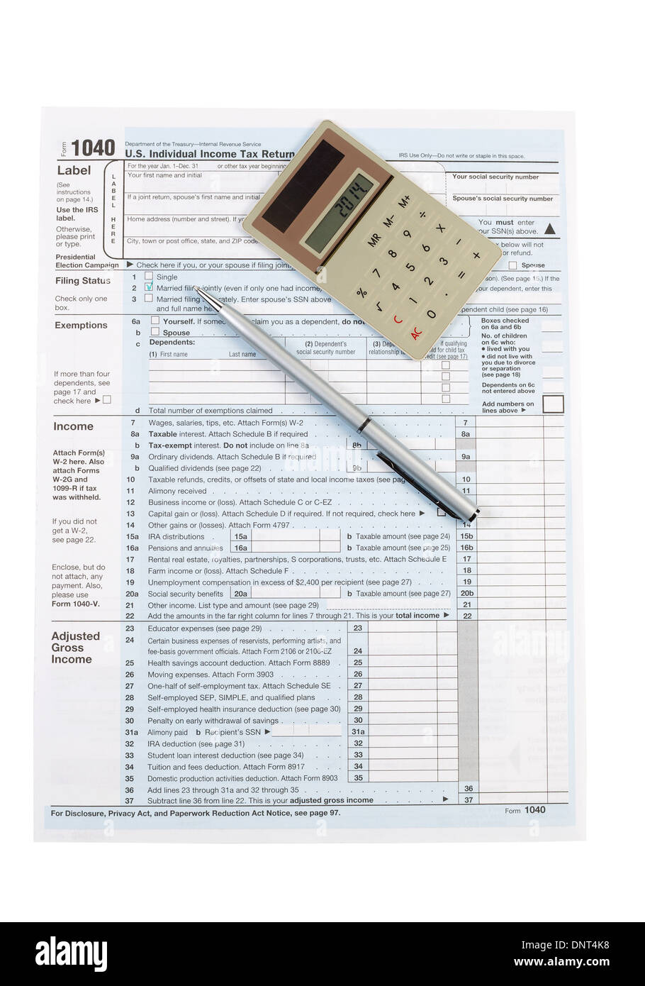 united states tax form cut out stock images pictures alamy